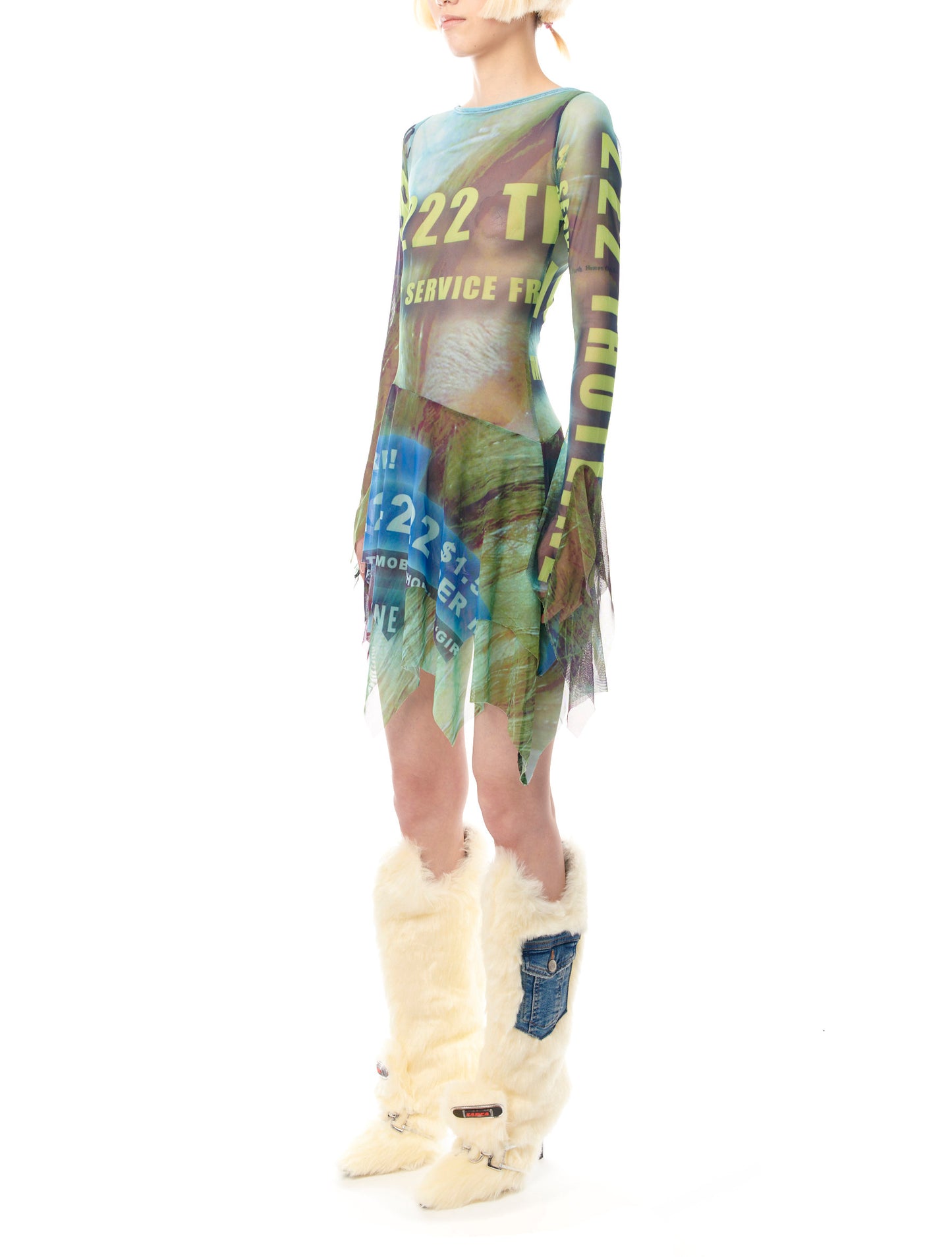 Cowboys of Habit Thotline Mesh Dress