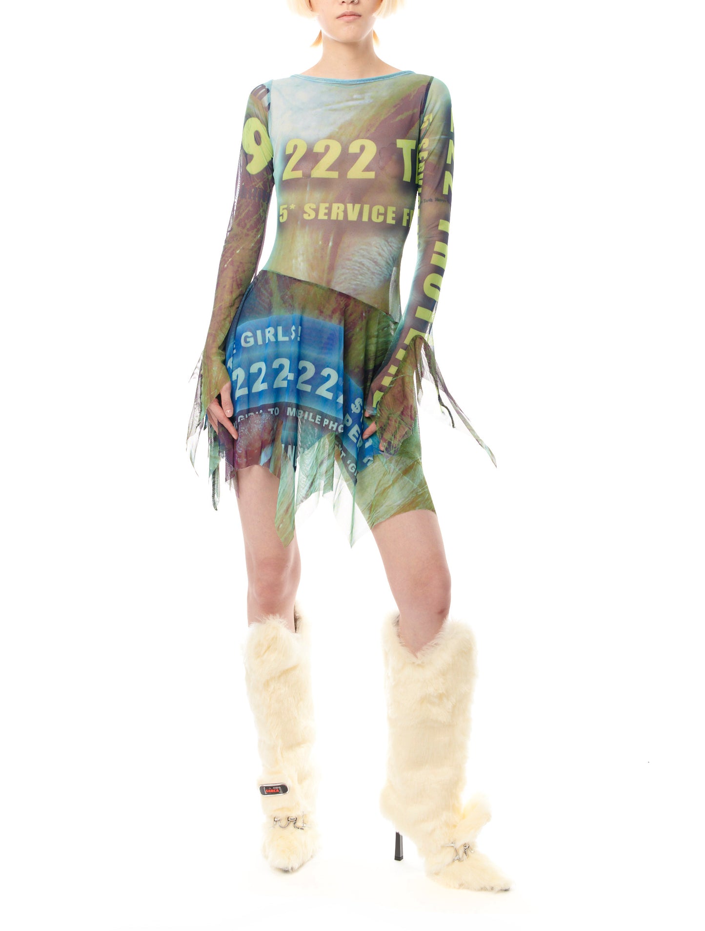 Cowboys of Habit Thotline Mesh Dress