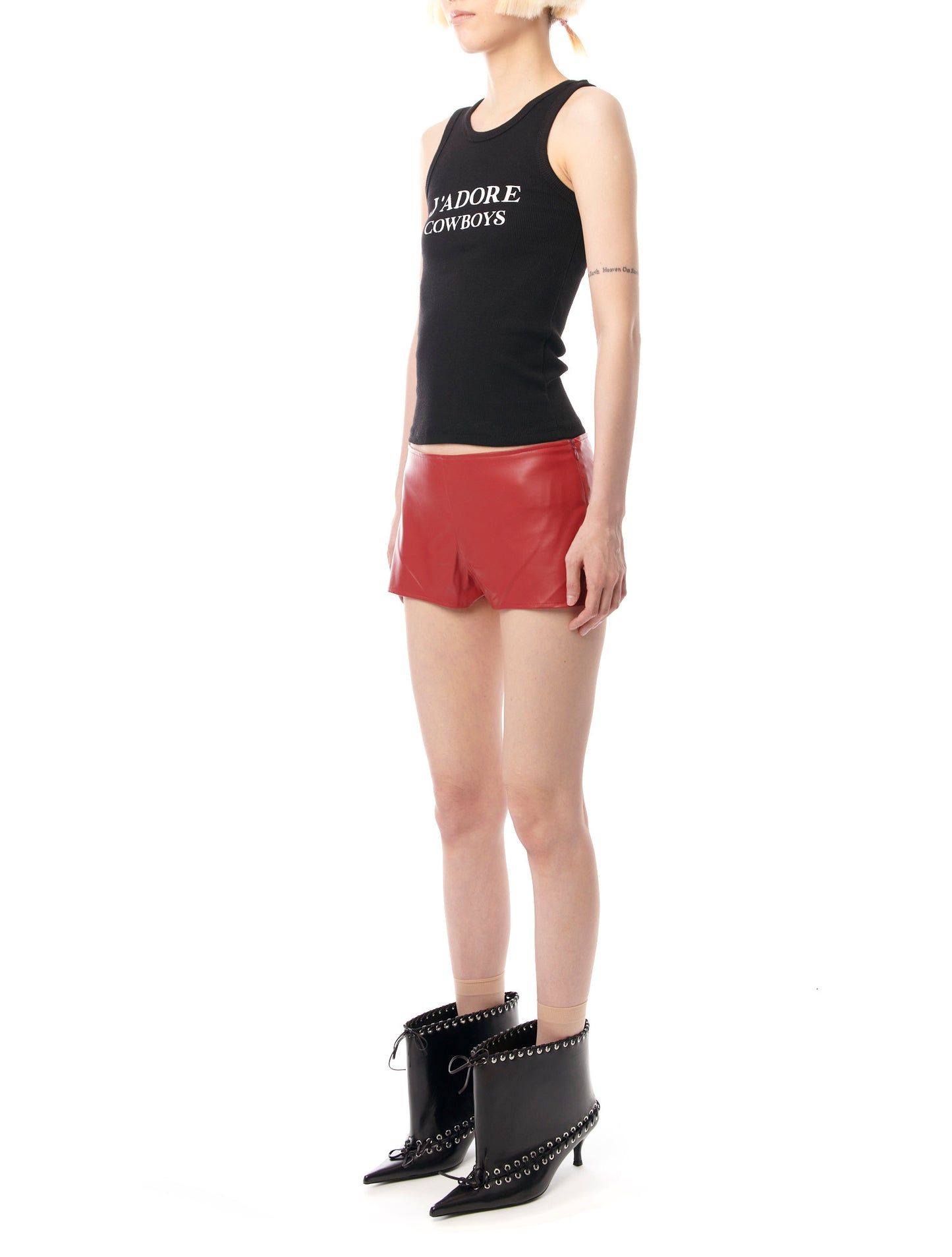Cowboys of Habit Mother Faux Leather Shorts