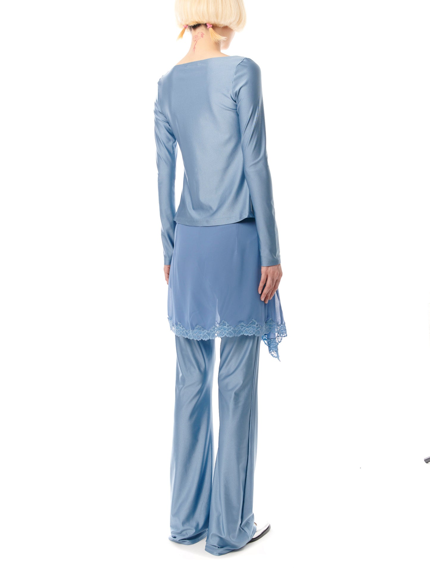 Vaillant Blue Fitted Long Sleeve Top