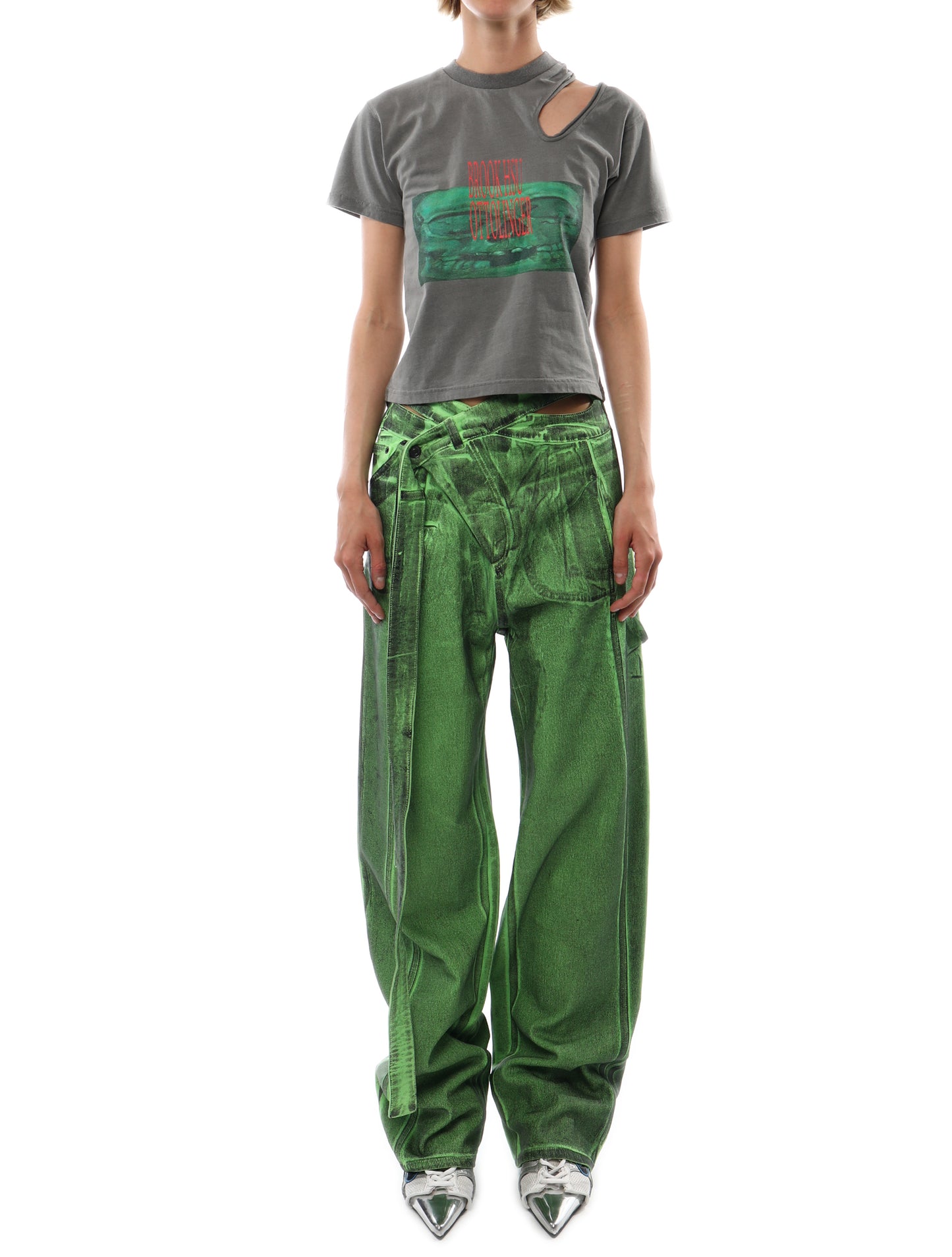 Ottolinger Cutout Cropped T-shirt