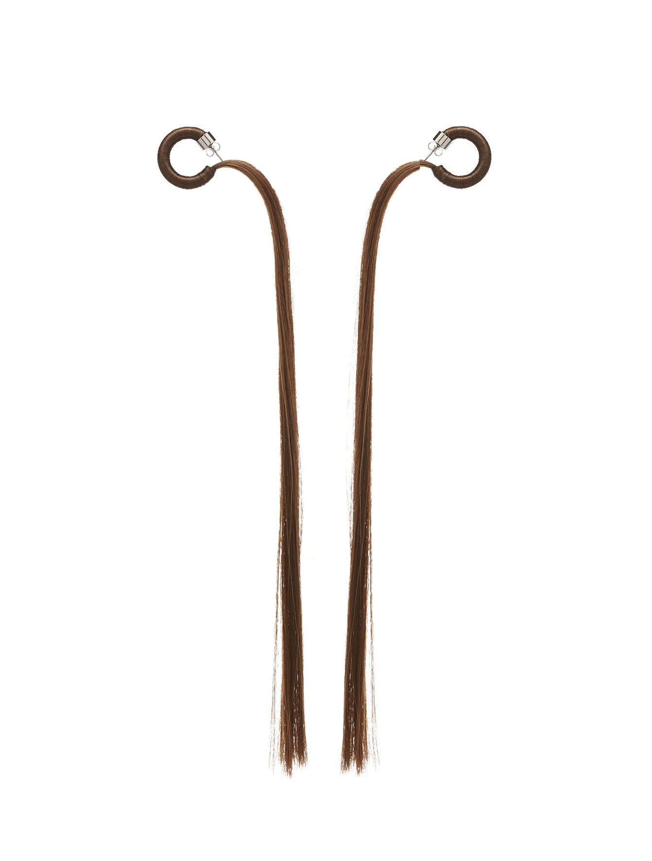 D'heygere Brunette Hair Hoops