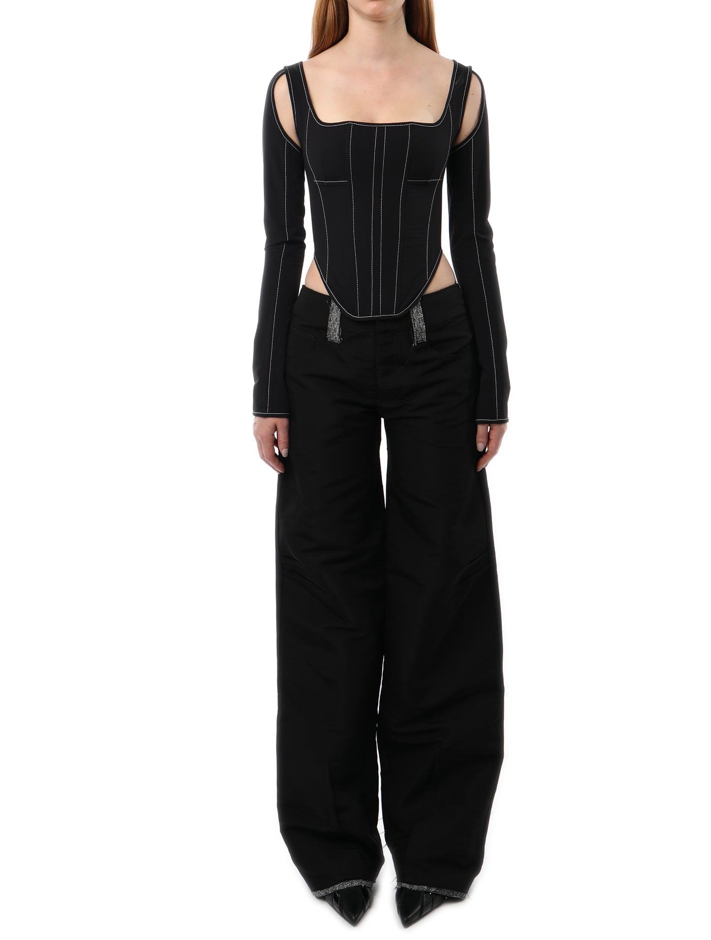 Paula Canovas del Vas Fraying Trousers