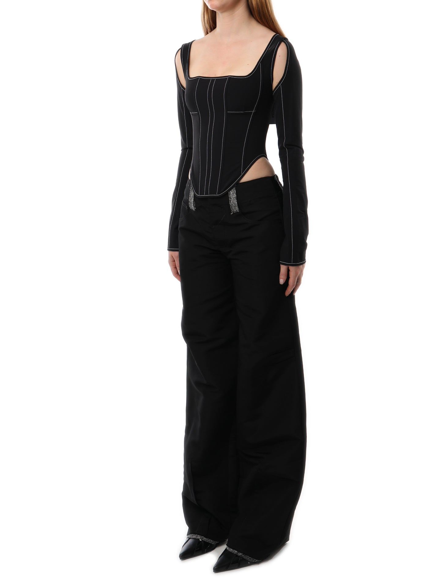 Paula Canovas del Vas Fraying Trousers