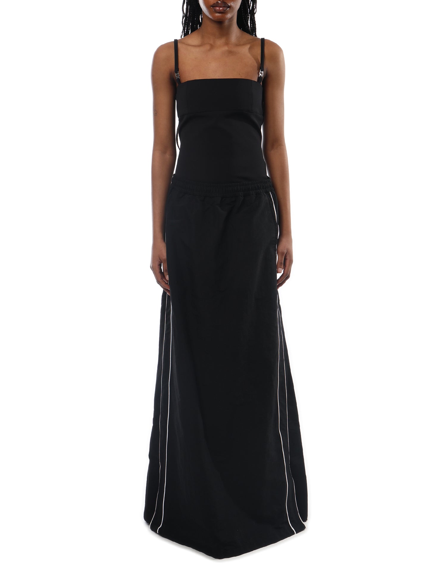 Coperni Logo Strap Black Bodysuit