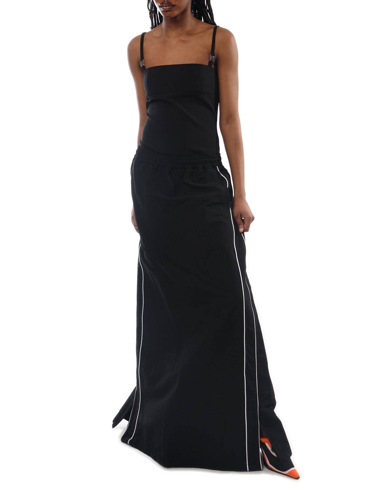 Coperni Logo Strap Black Bodysuit