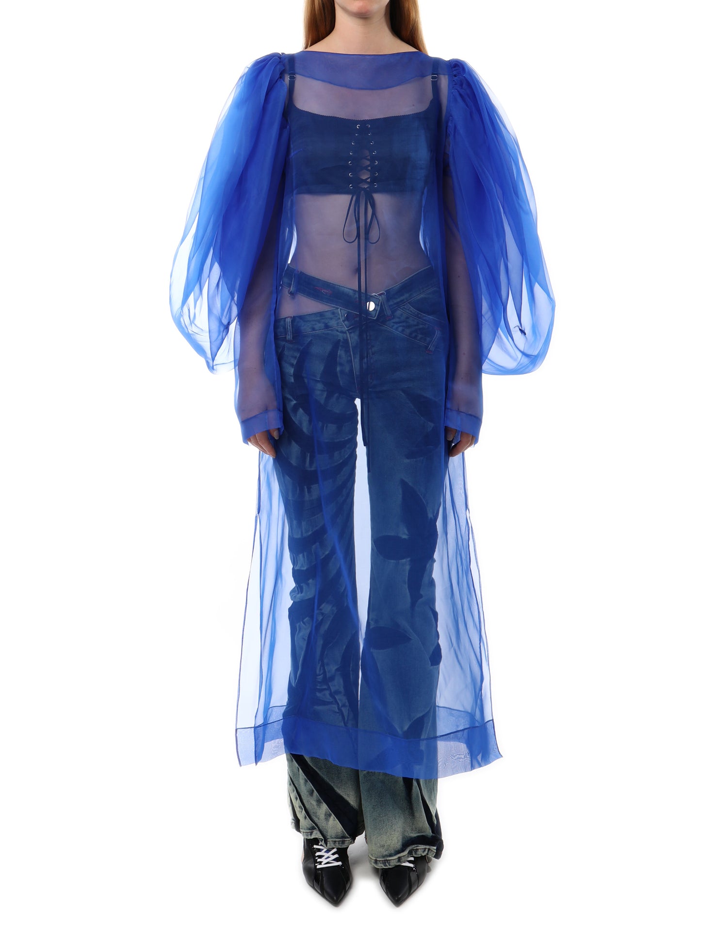 Paula Canovas del Vas Sheer Catana Dress