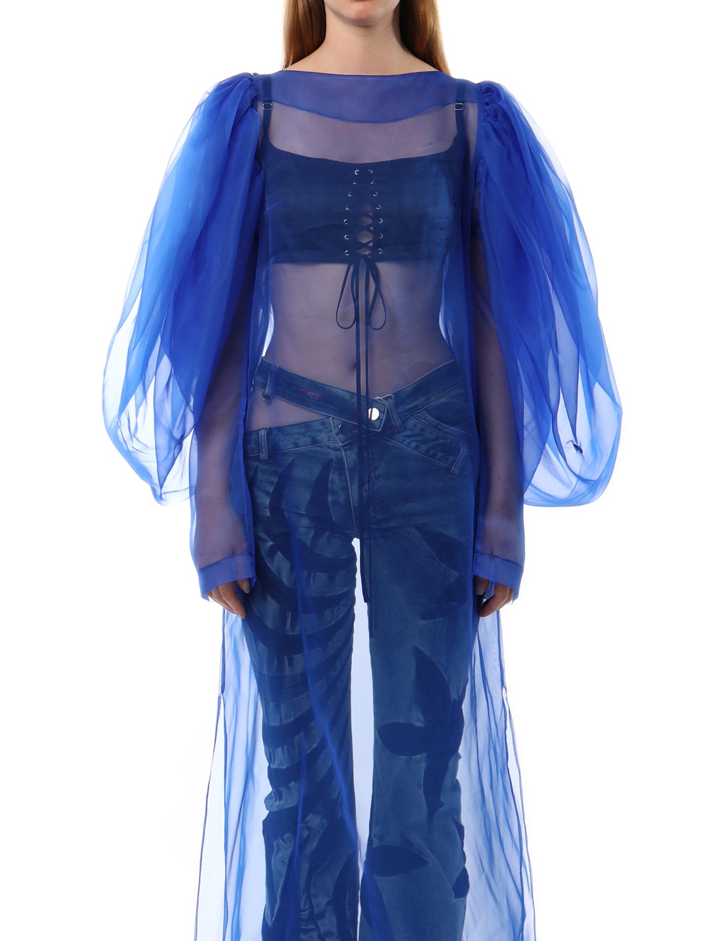 Paula Canovas del Vas Sheer Catana Dress