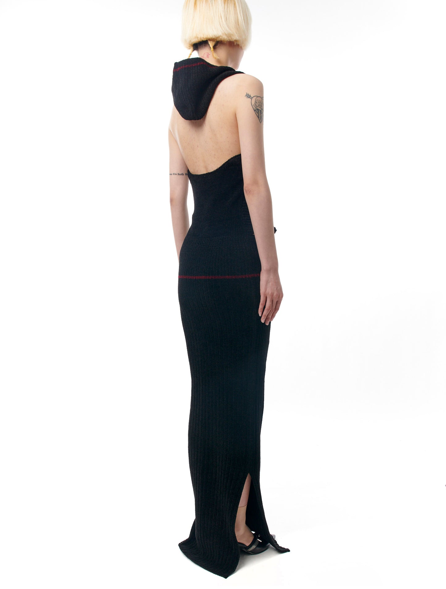 Ottolinger Hooded Knit Maxi Dress
