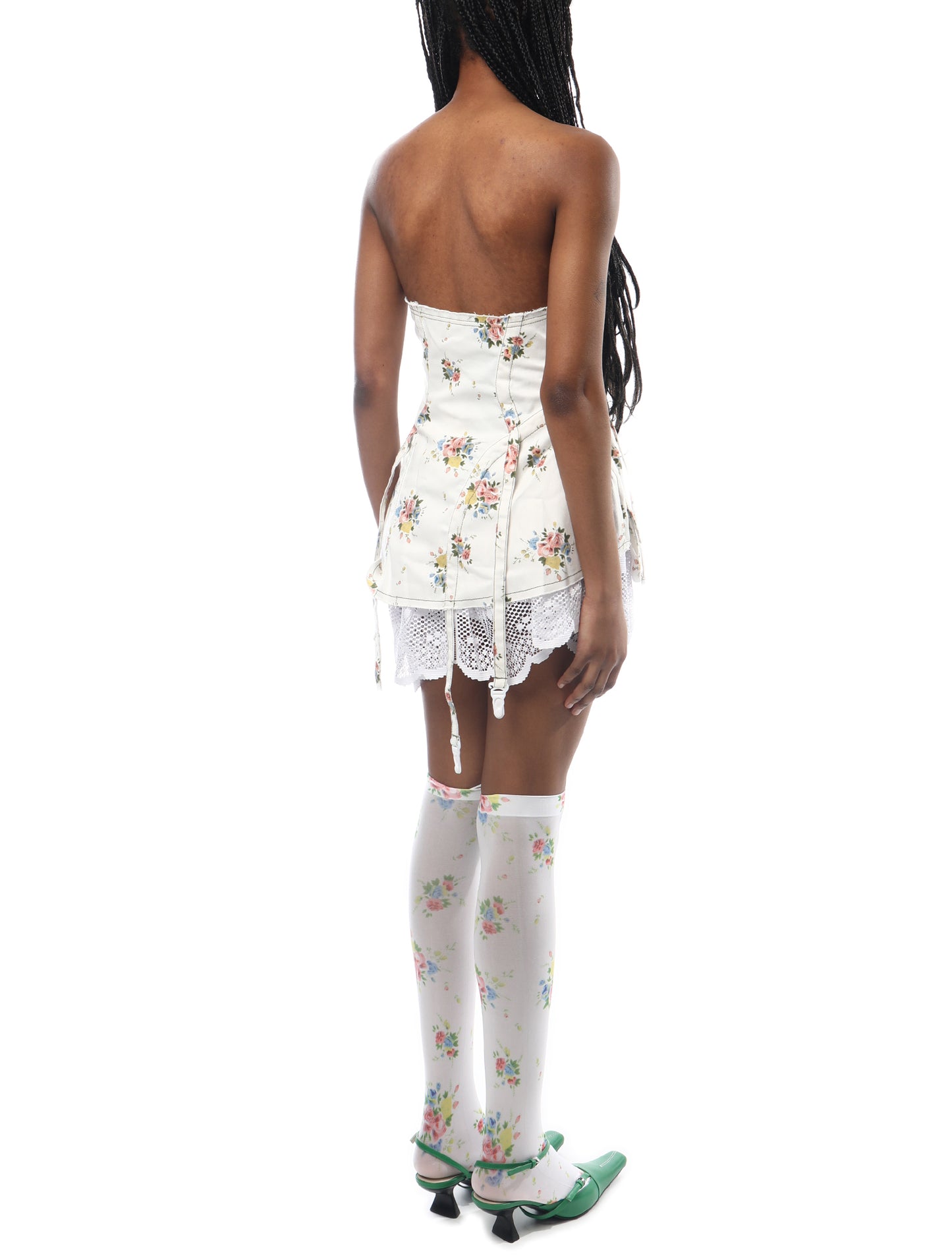 Yuhan Wang Floral Denim Pocket Camisole