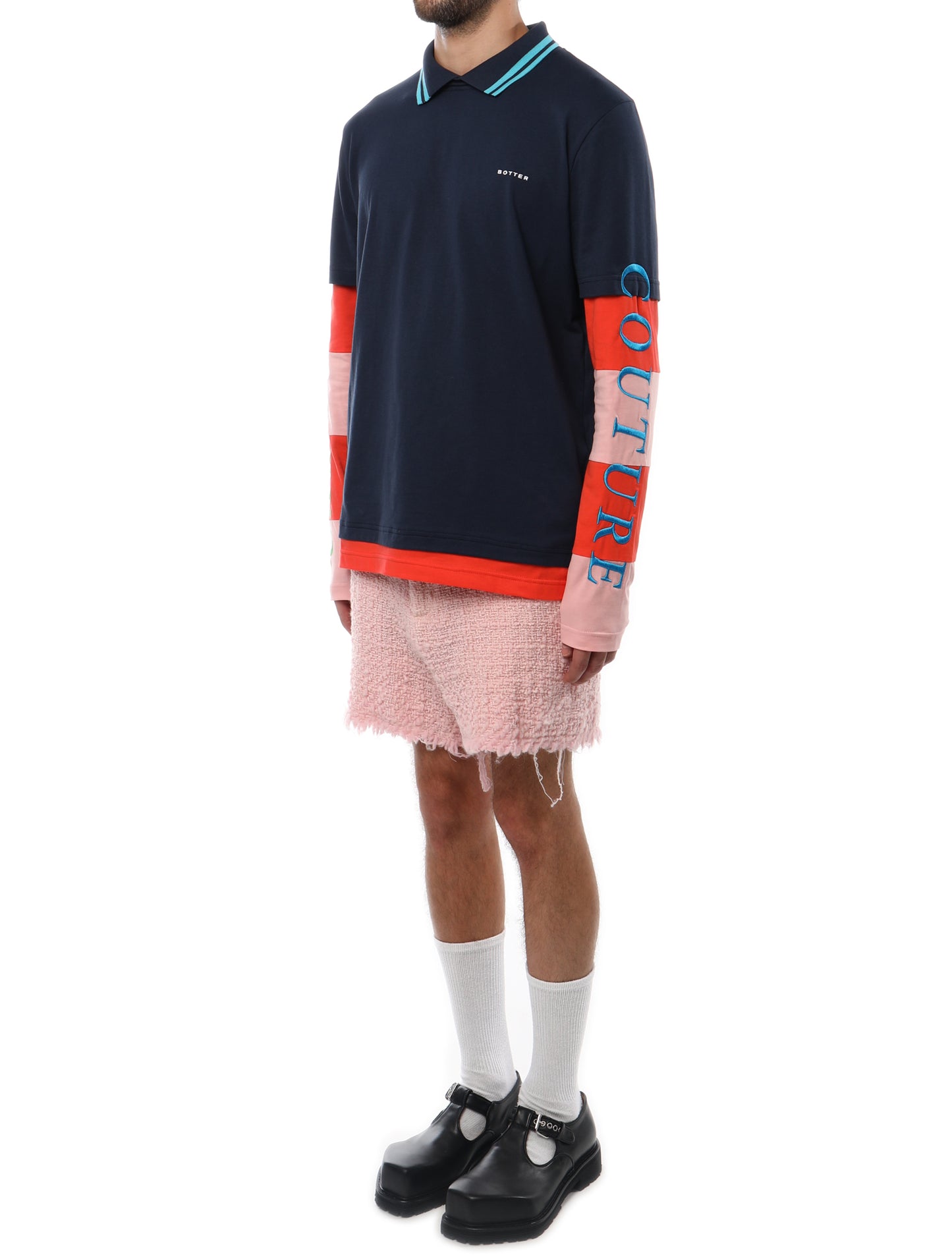 Botter Layered Caribbean Couture Long Sleeve Polo