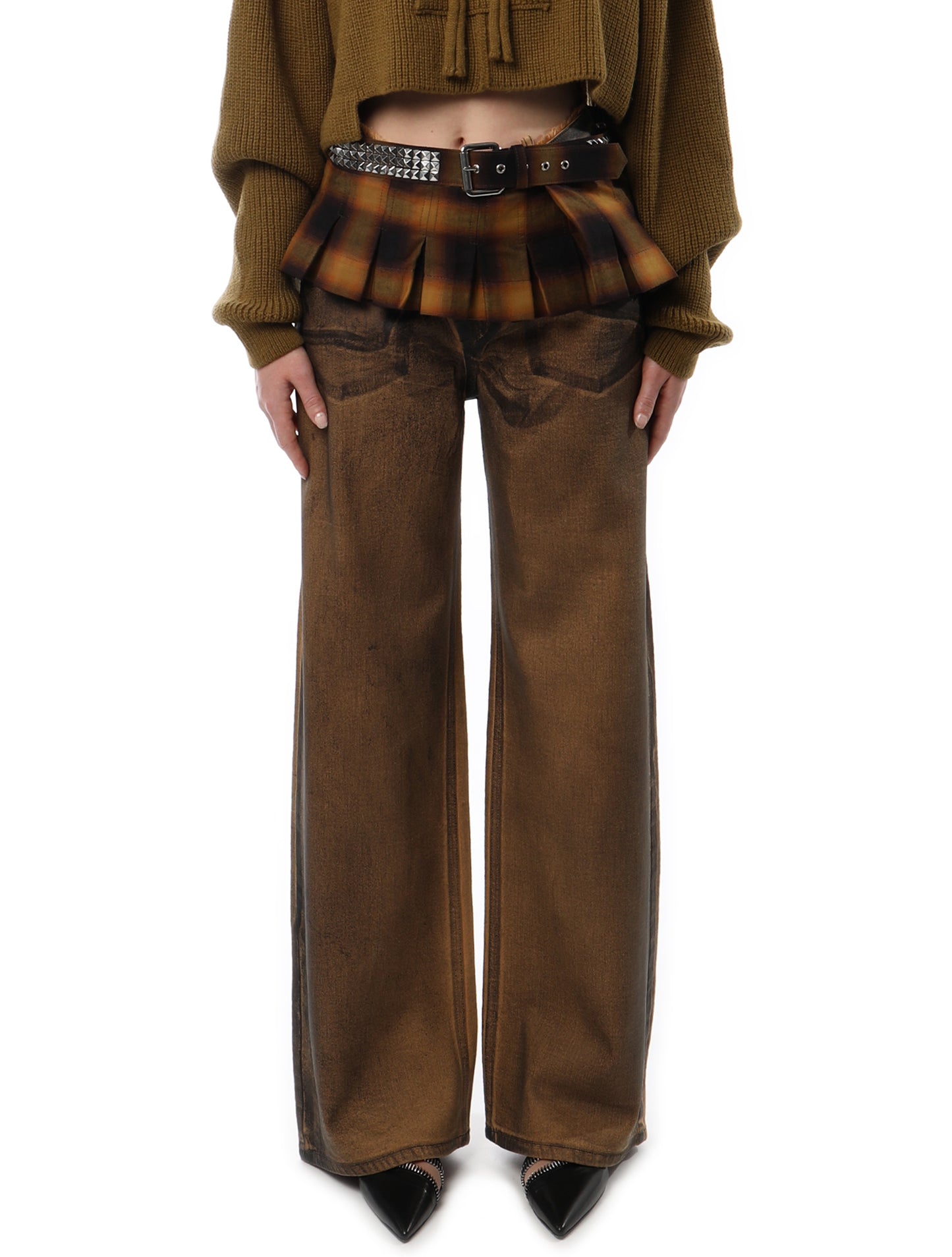 Collina Strada Pleated Belt