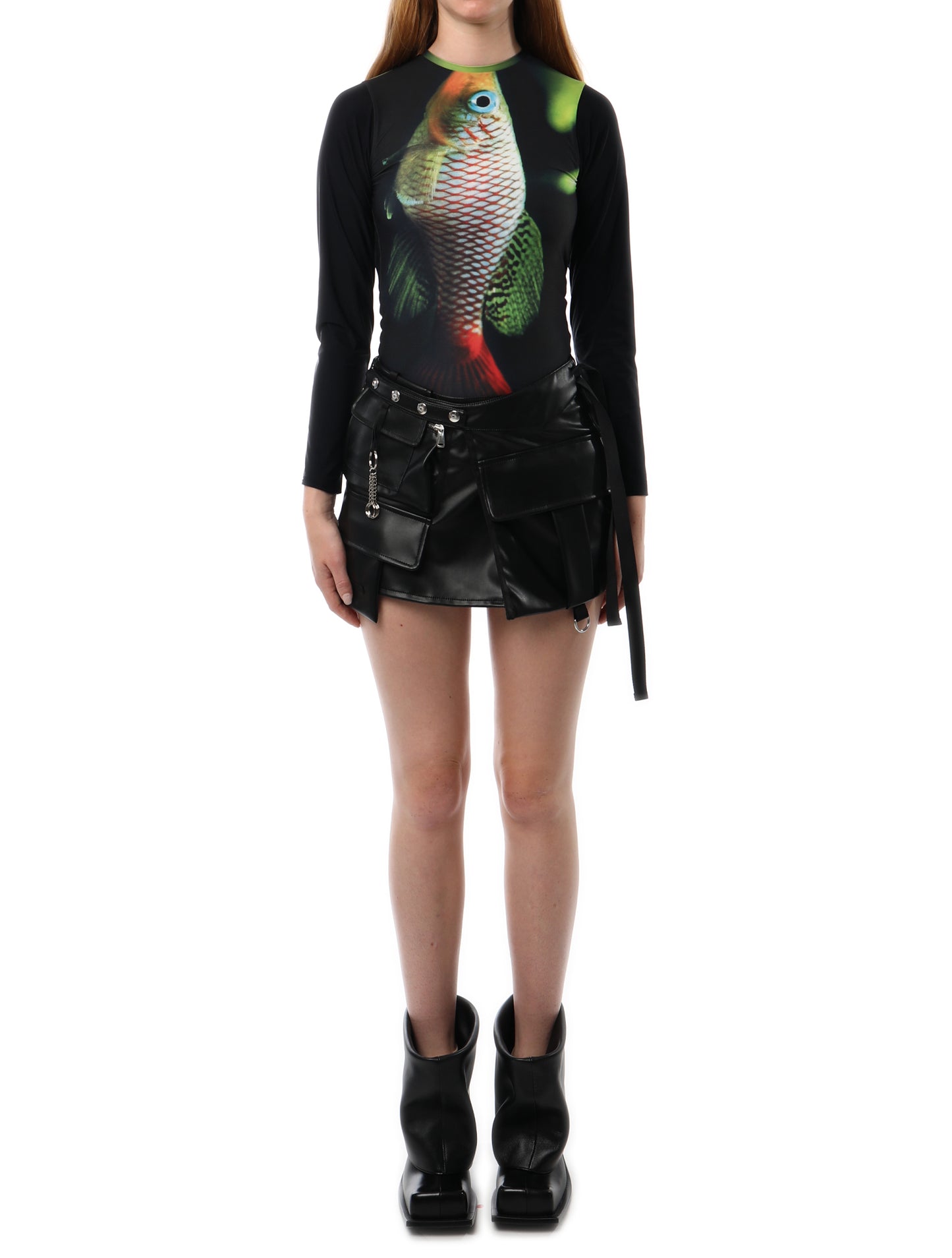 Botter Fish Print Bodysuit