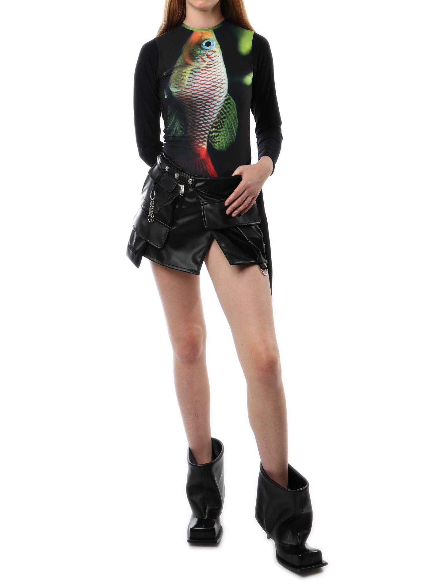 Botter Fish Print Bodysuit