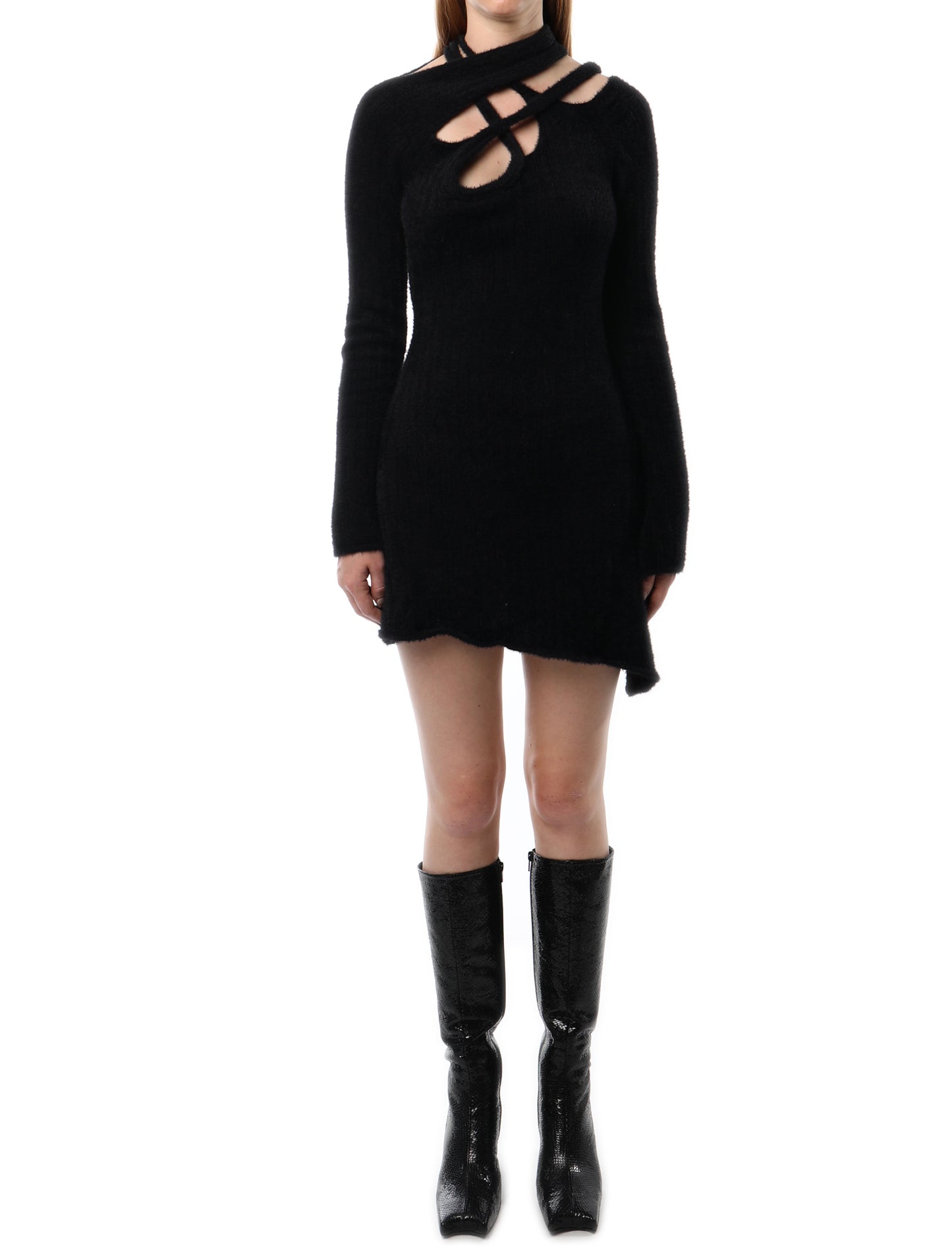 Ottolinger Knit Crossover Mini Dress
