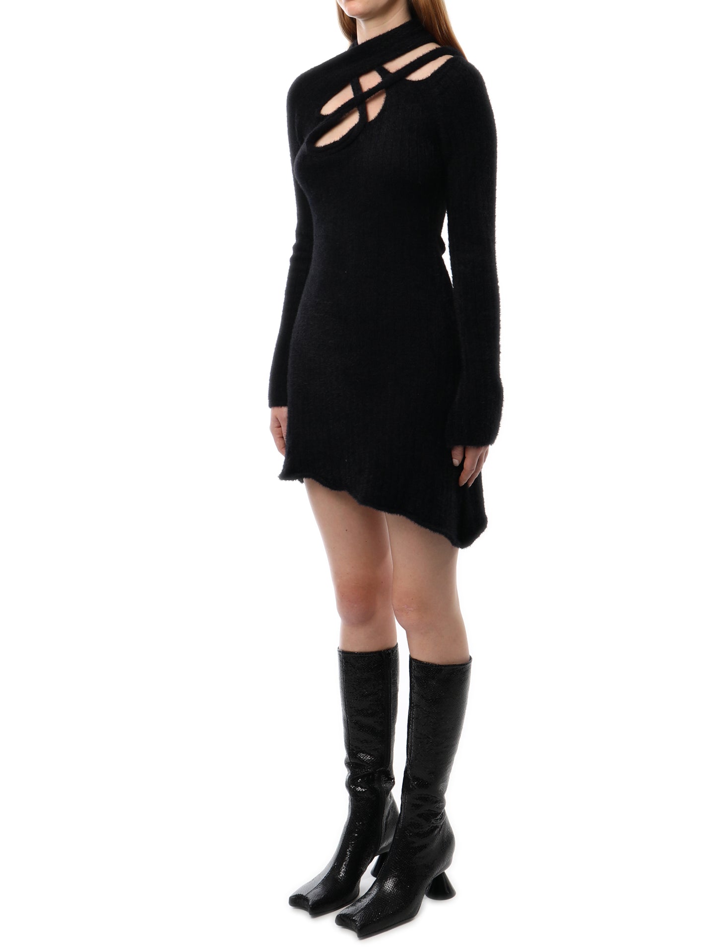 Ottolinger Knit Crossover Mini Dress