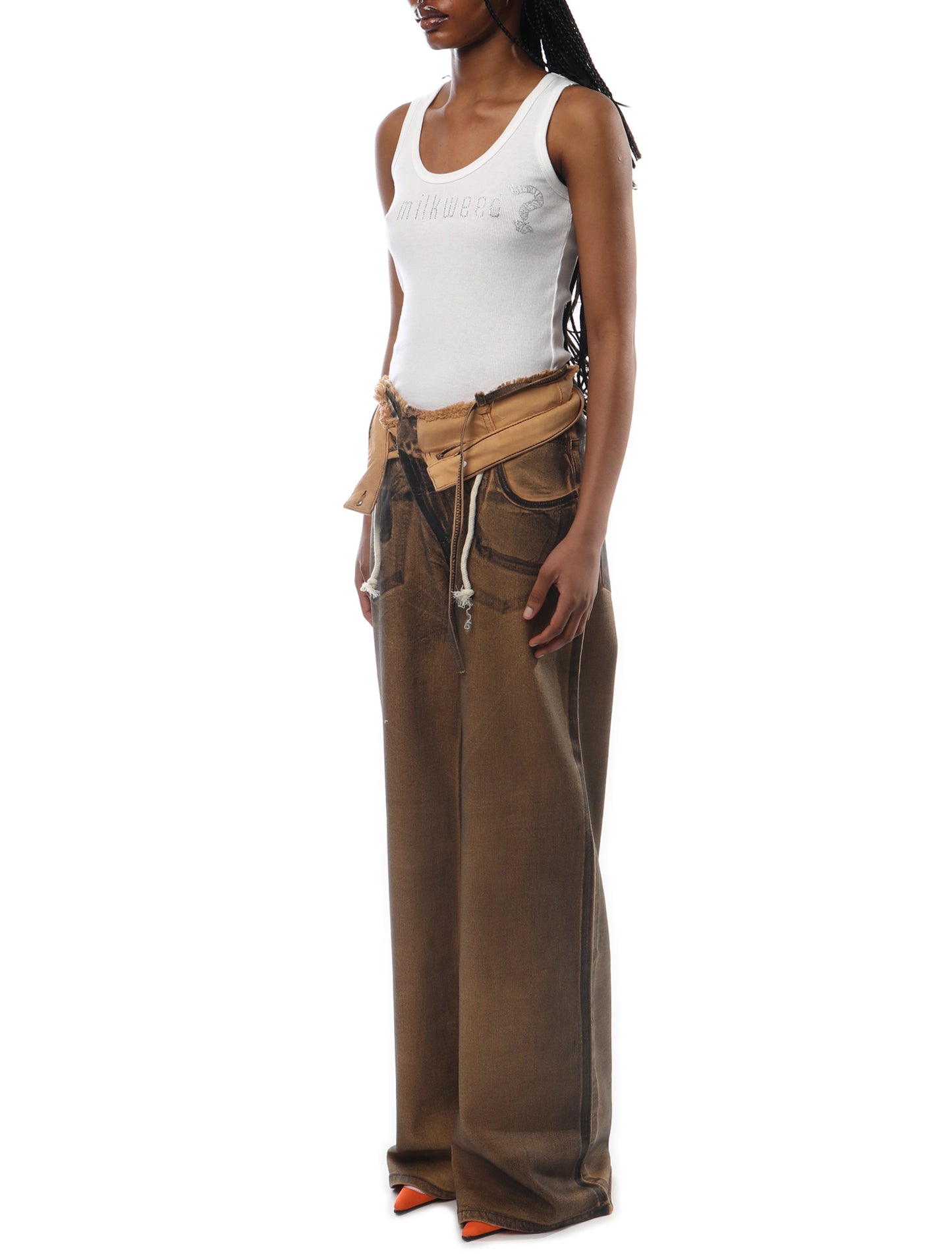 Collina Strada Rhinestone Tank Top