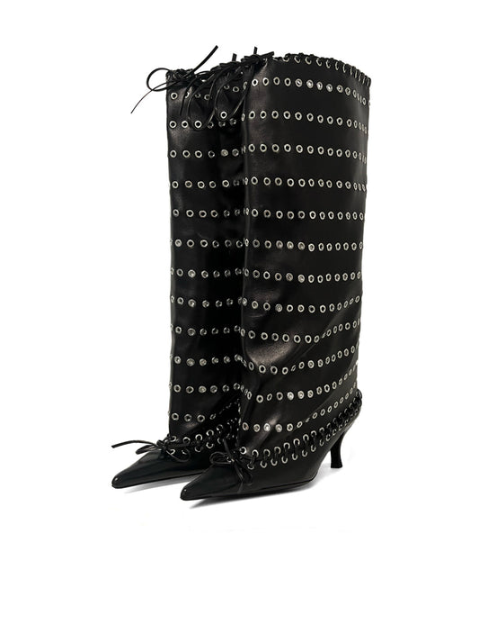 ALL-IN Knee High Embellished Level Boots