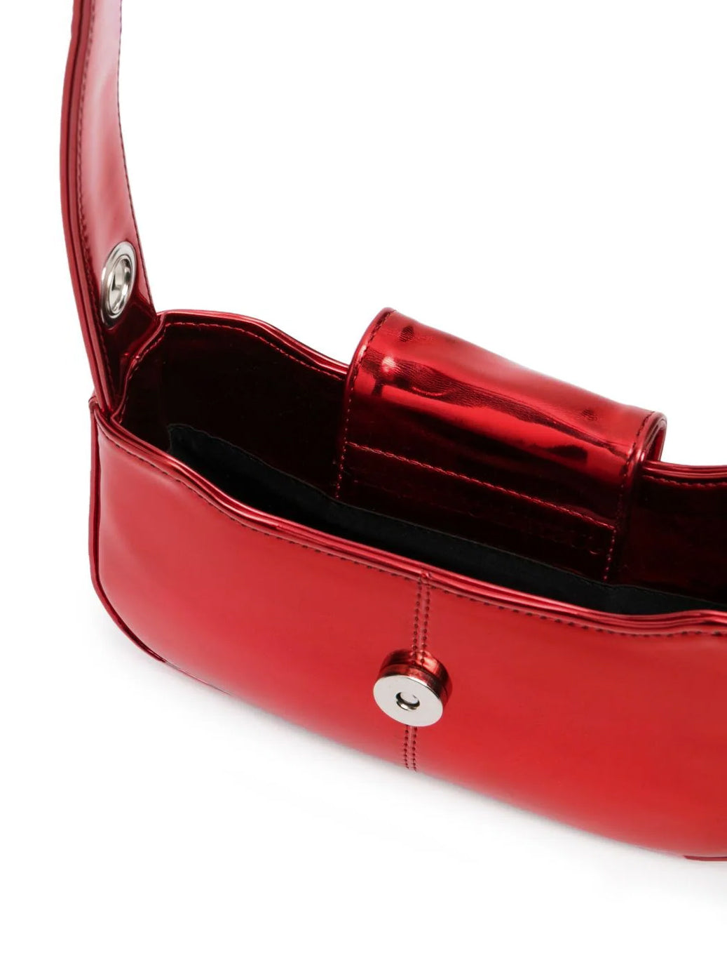 Justine Clenquet Dylan Metallic Red Bag