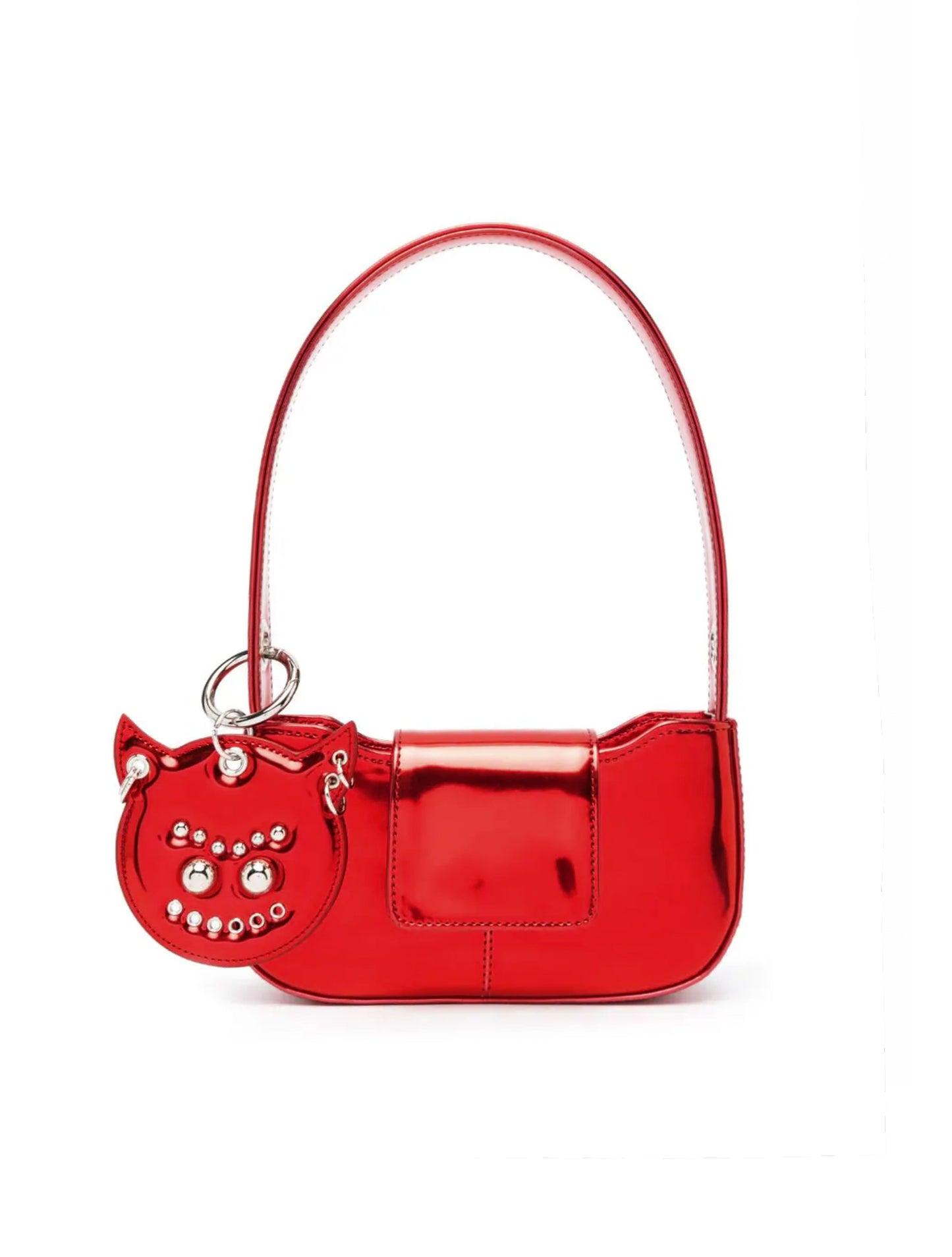 Justine Clenquet Dylan Metallic Red Bag