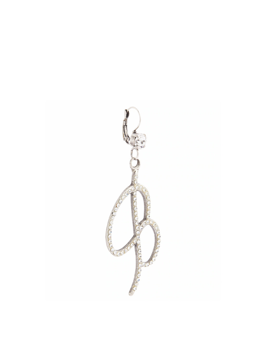 Blumarine Crystal Logo Earrings