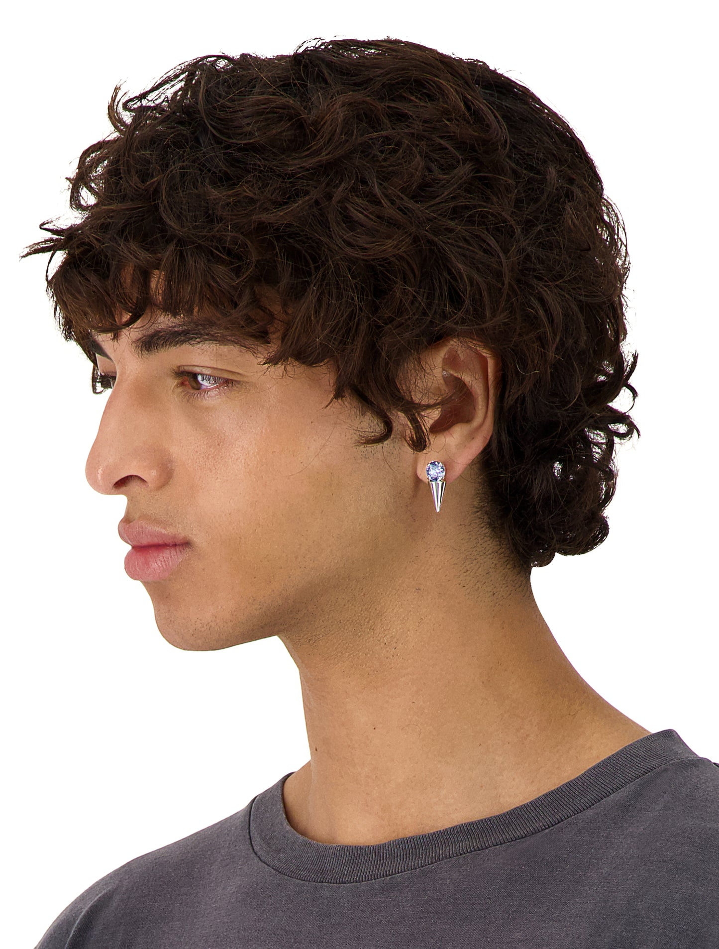 Justine Clenquet Casper Palladium Earrings