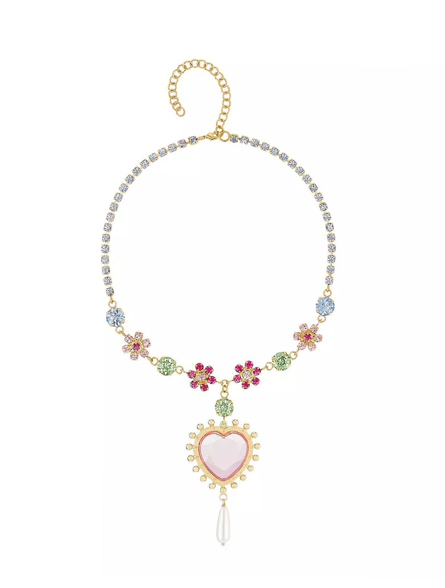 Sorcha O'Raghallaigh Crystal Heart Necklace
