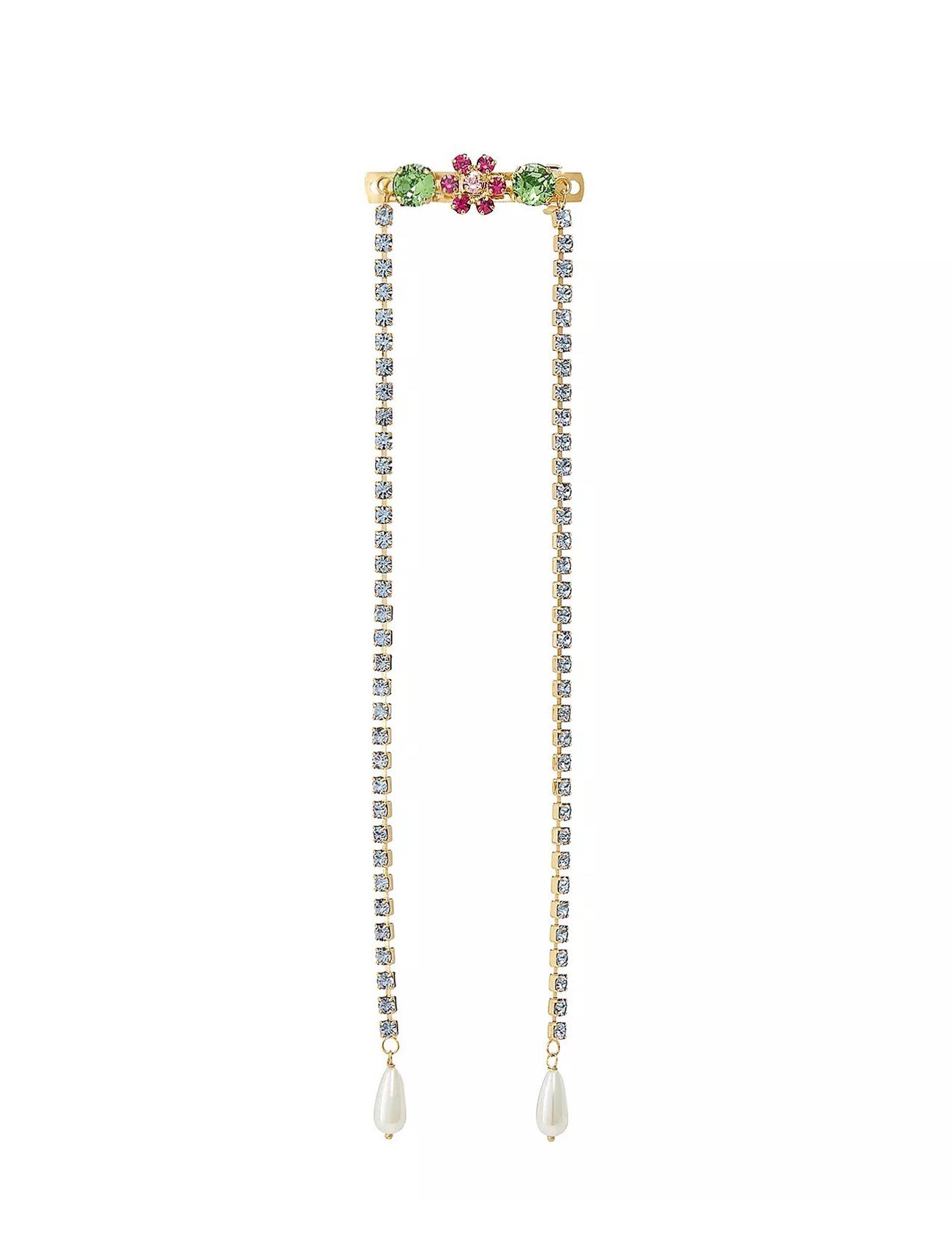 Sorcha O'Raghallaigh Multi Colour Drop Crystal Hairclip