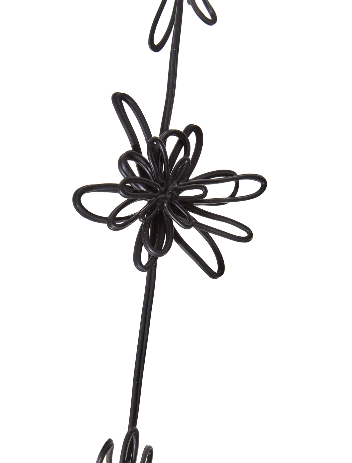 Kasia Kucharska Black Floral Triplet Belt