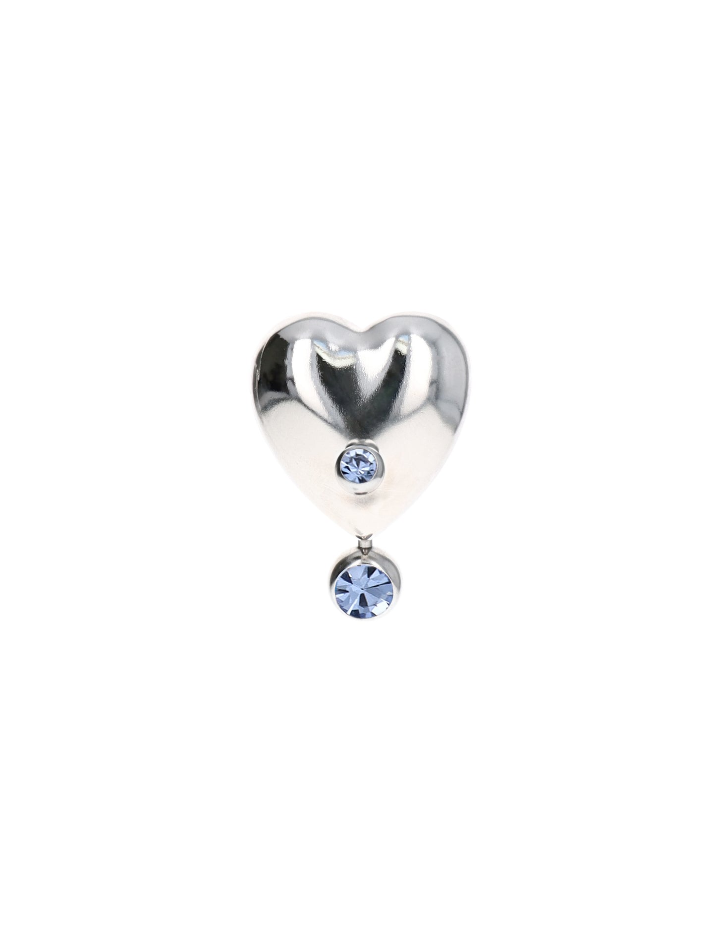 Justine Clenquet Max Denim Blue Earrings