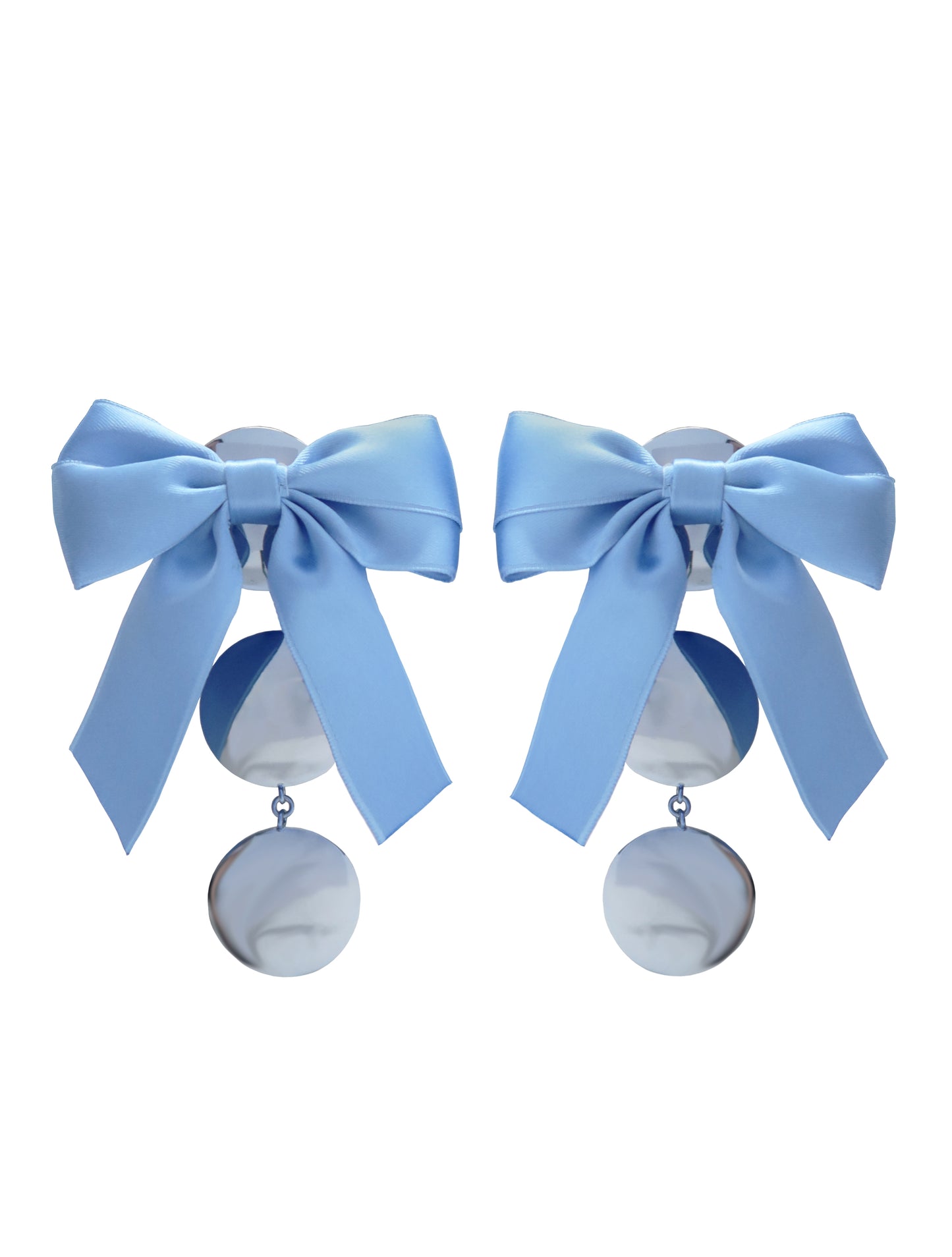 Hugo Kreit x Poster Girl Nuclear Bow Earrings Blue