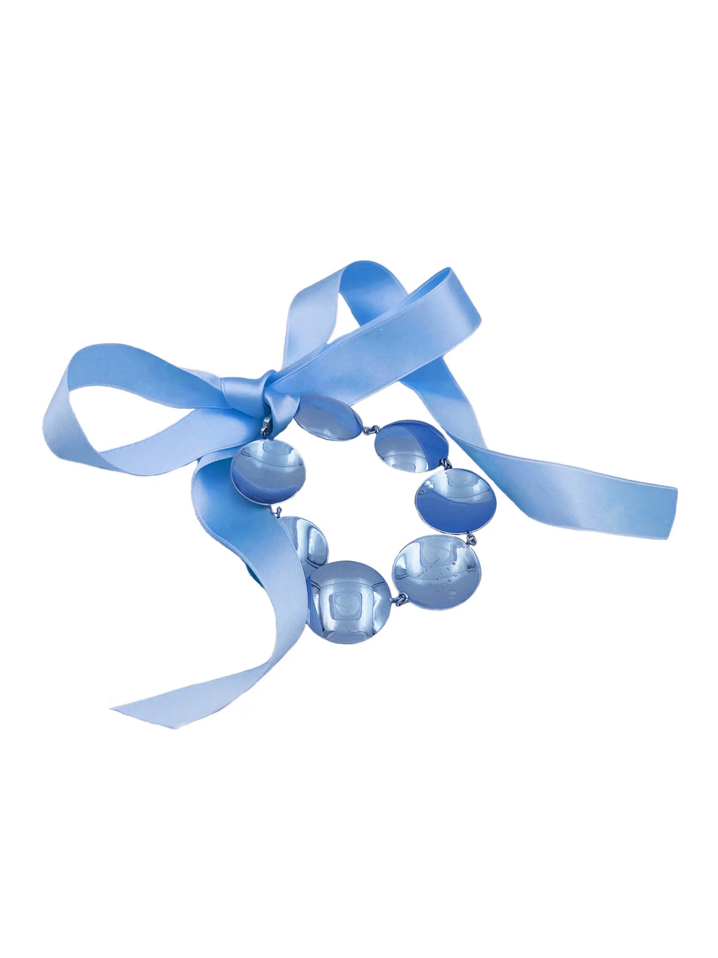 Hugo Kreit x Poster Girl Nuclear Bow Necklace Blue