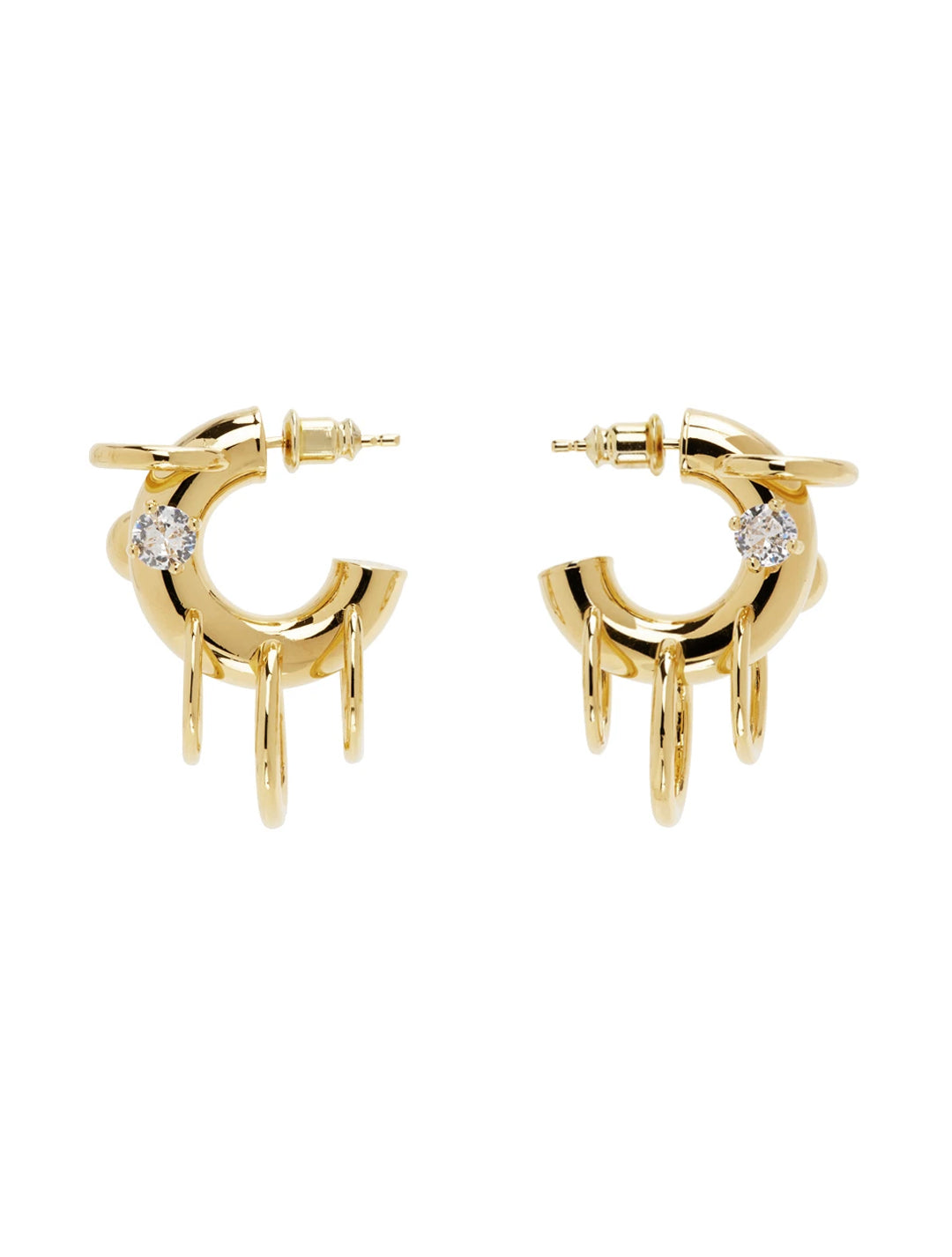 Panconesi Pierced Hoops