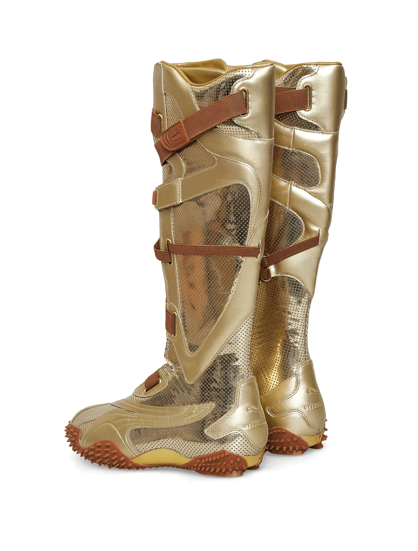 Ottolinger x Puma Mostro Gold Tall Sneaker Boots