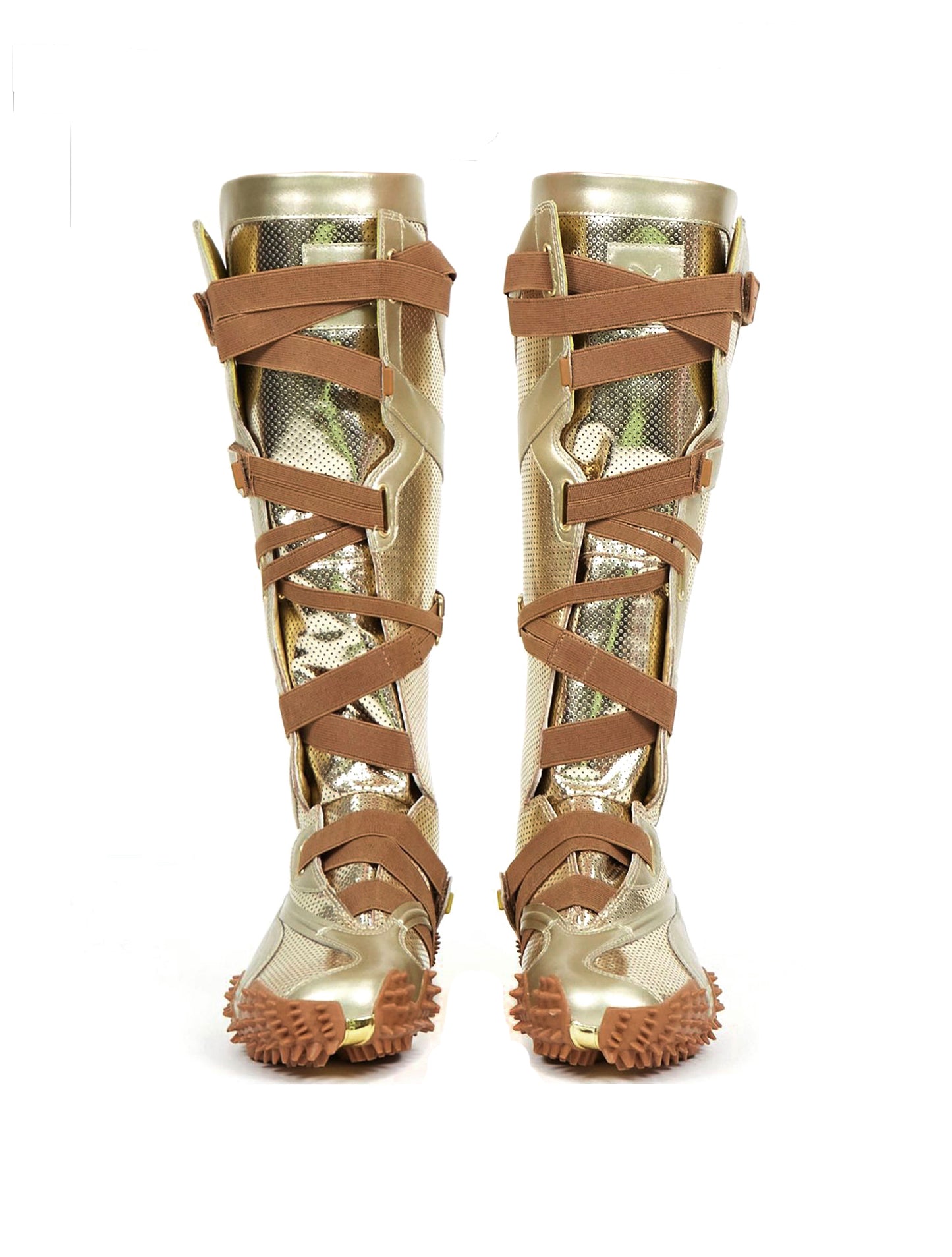 Ottolinger x Puma Mostro Gold Tall Sneaker Boots