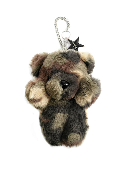 Vaquera Camo Teddy Bear Keychain