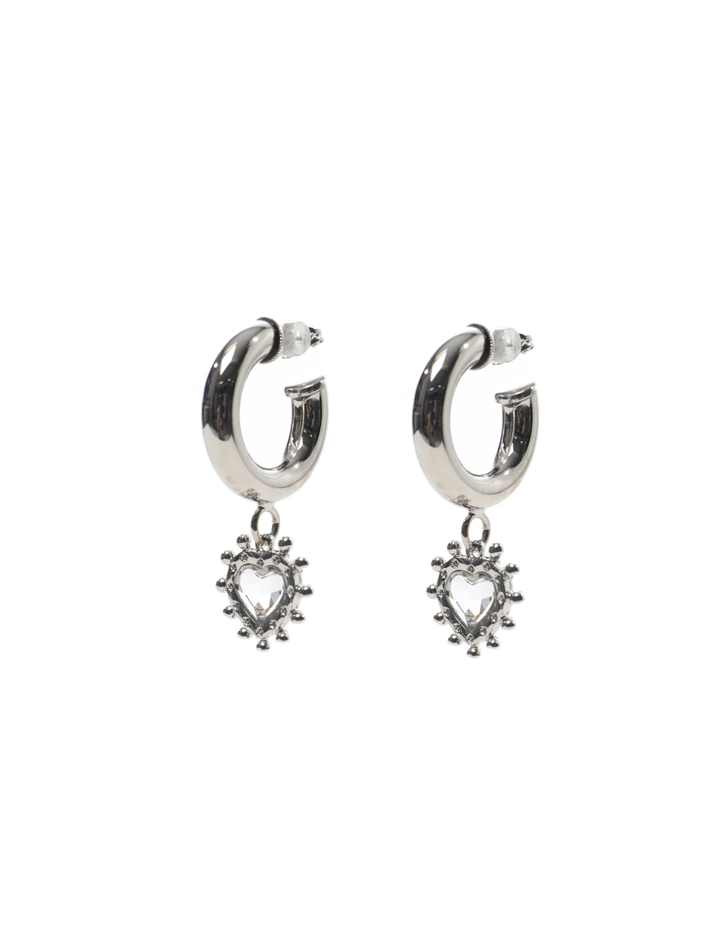 Sorcha O'Raghallaigh Silver Cupid Hoops