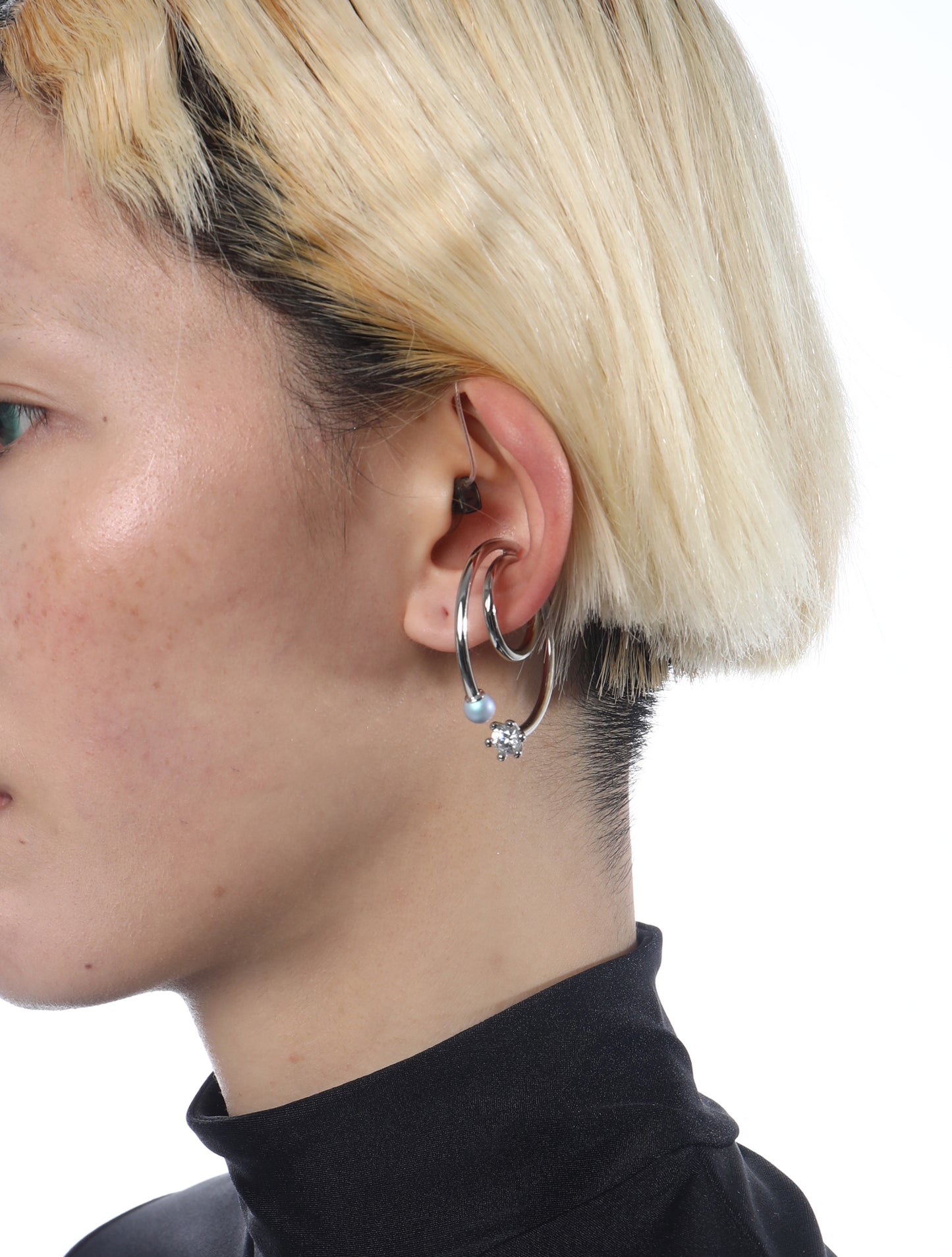 D'heygere Toi Et Moi Piercing Ear Cuff