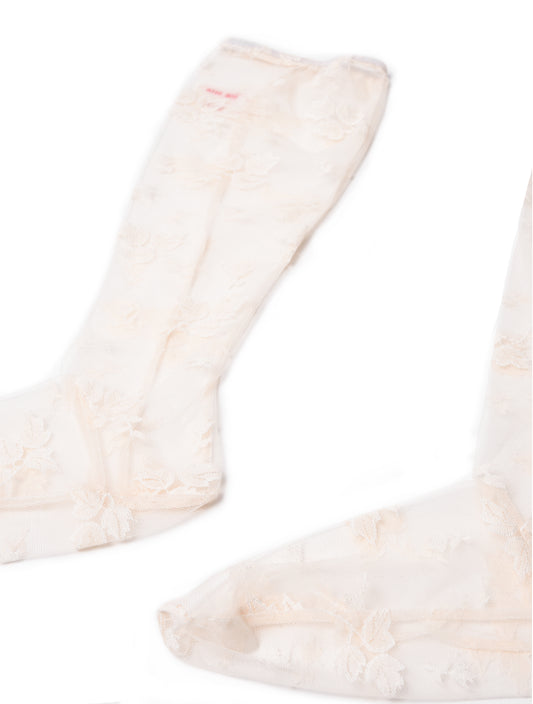 Yuhan Wang White Lace Socks