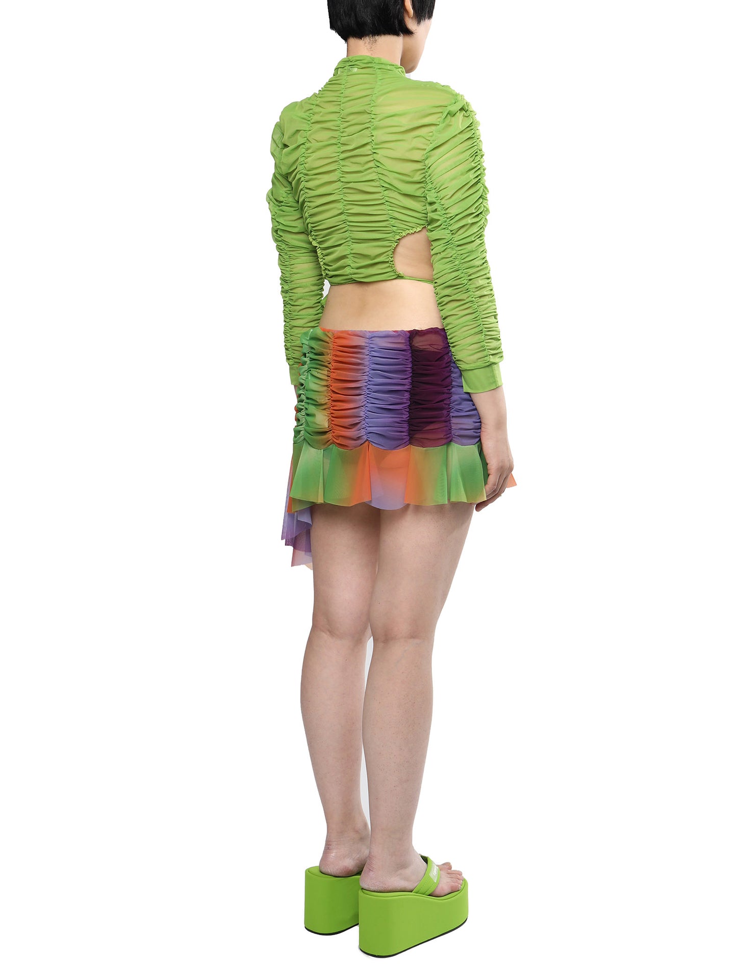 Ester Manas Signature Rouched Pistachio Top
