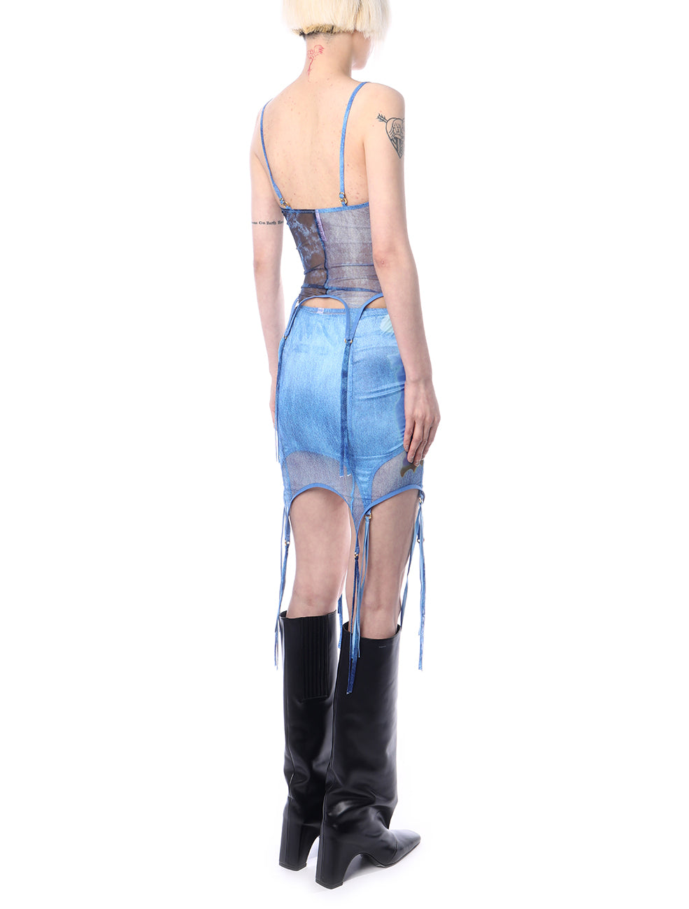 RoomSERVICE x Shyness exclusive Denim Print Camisole