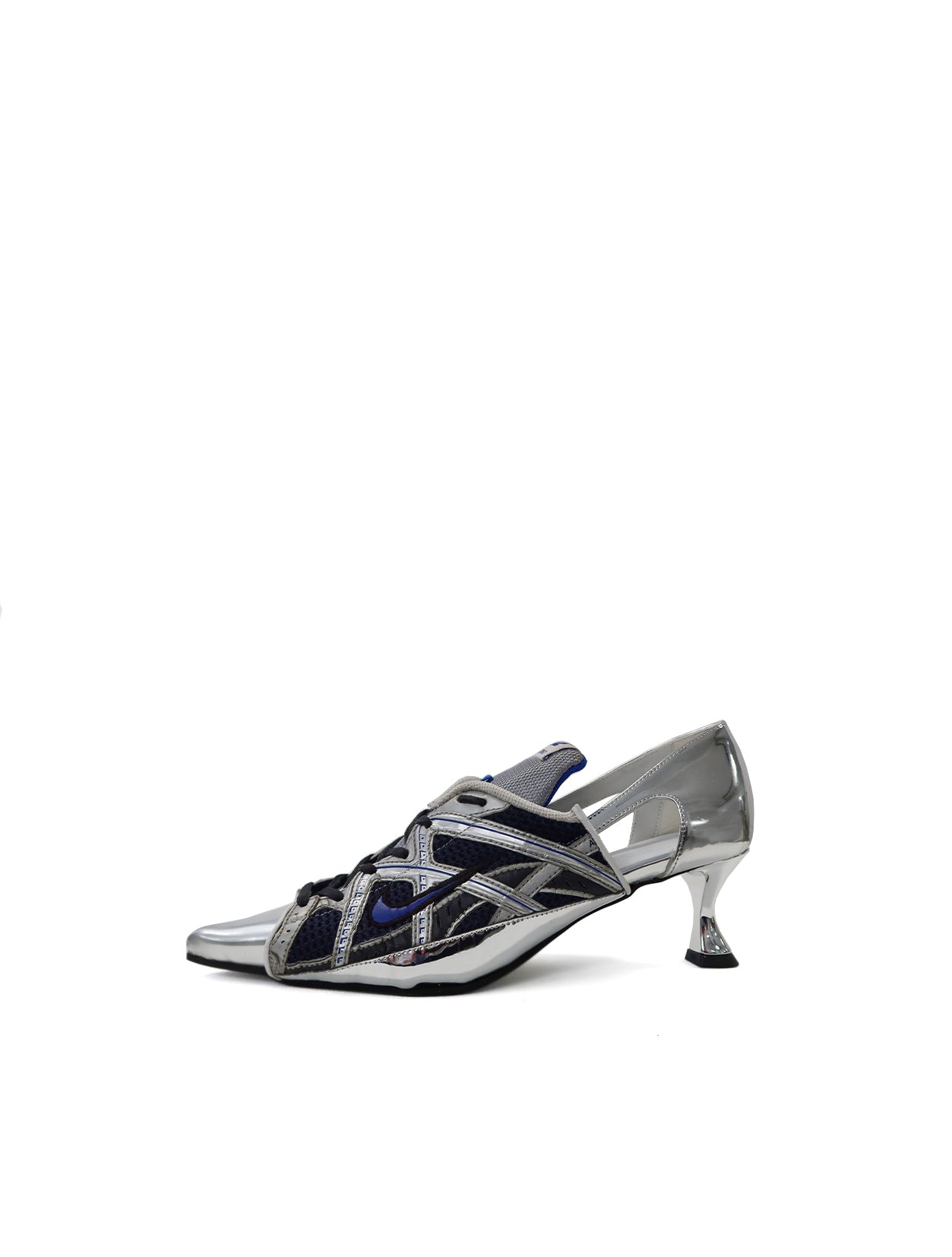 Ancuta Sarca Metallic F1 Lamborghini Sneaker Heels