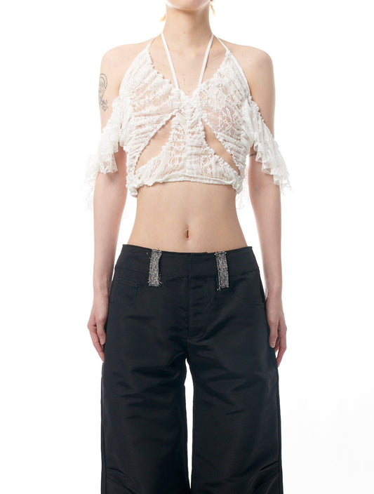 Ester Manas Butterfly Lace Top