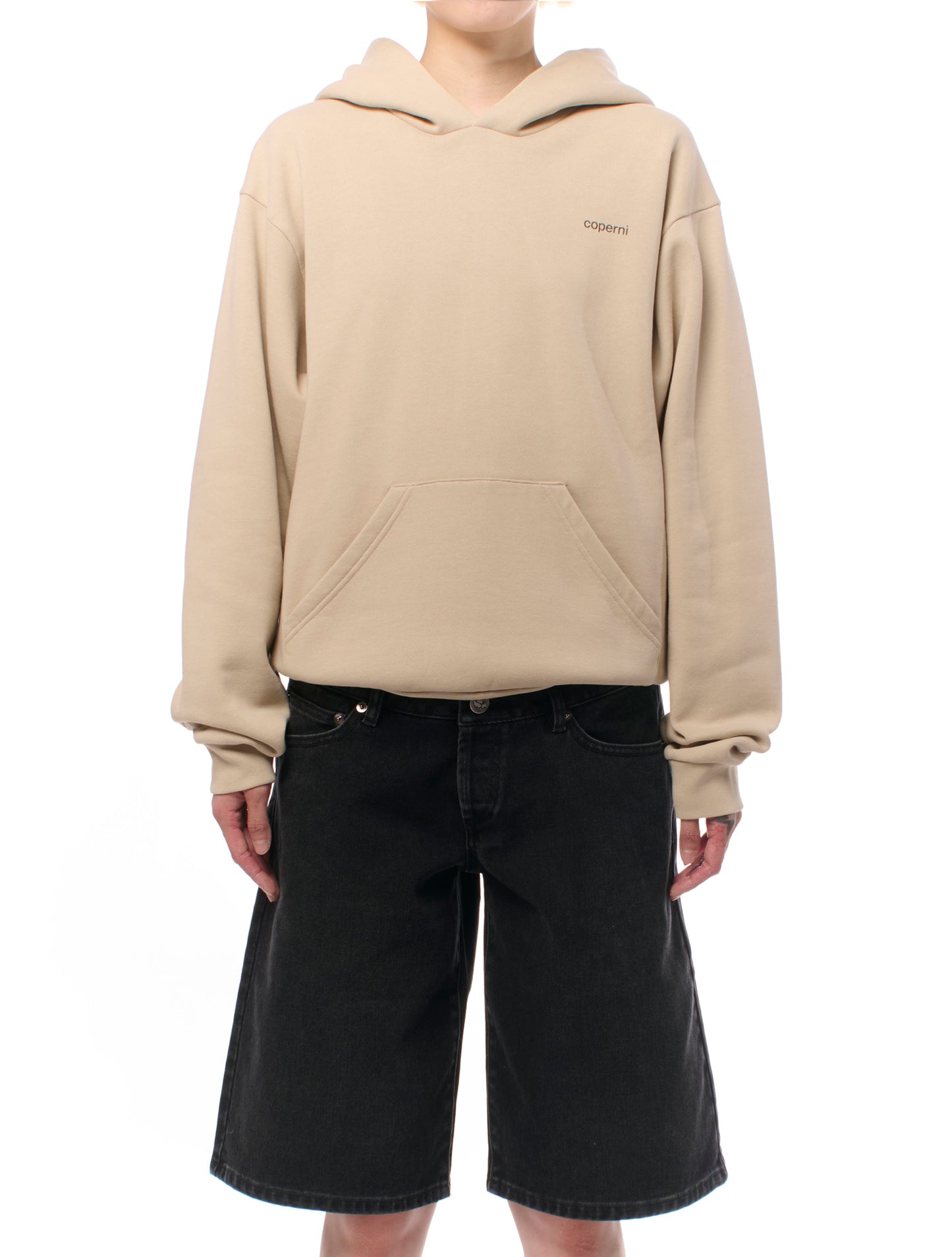 Coperni Horn Hoodie Beige