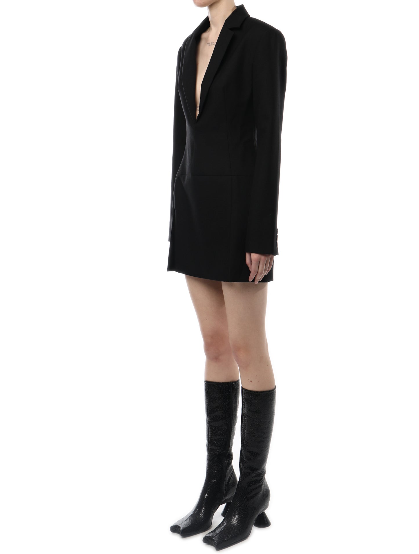 PRISCAVera Wool Mini Jacket Dress