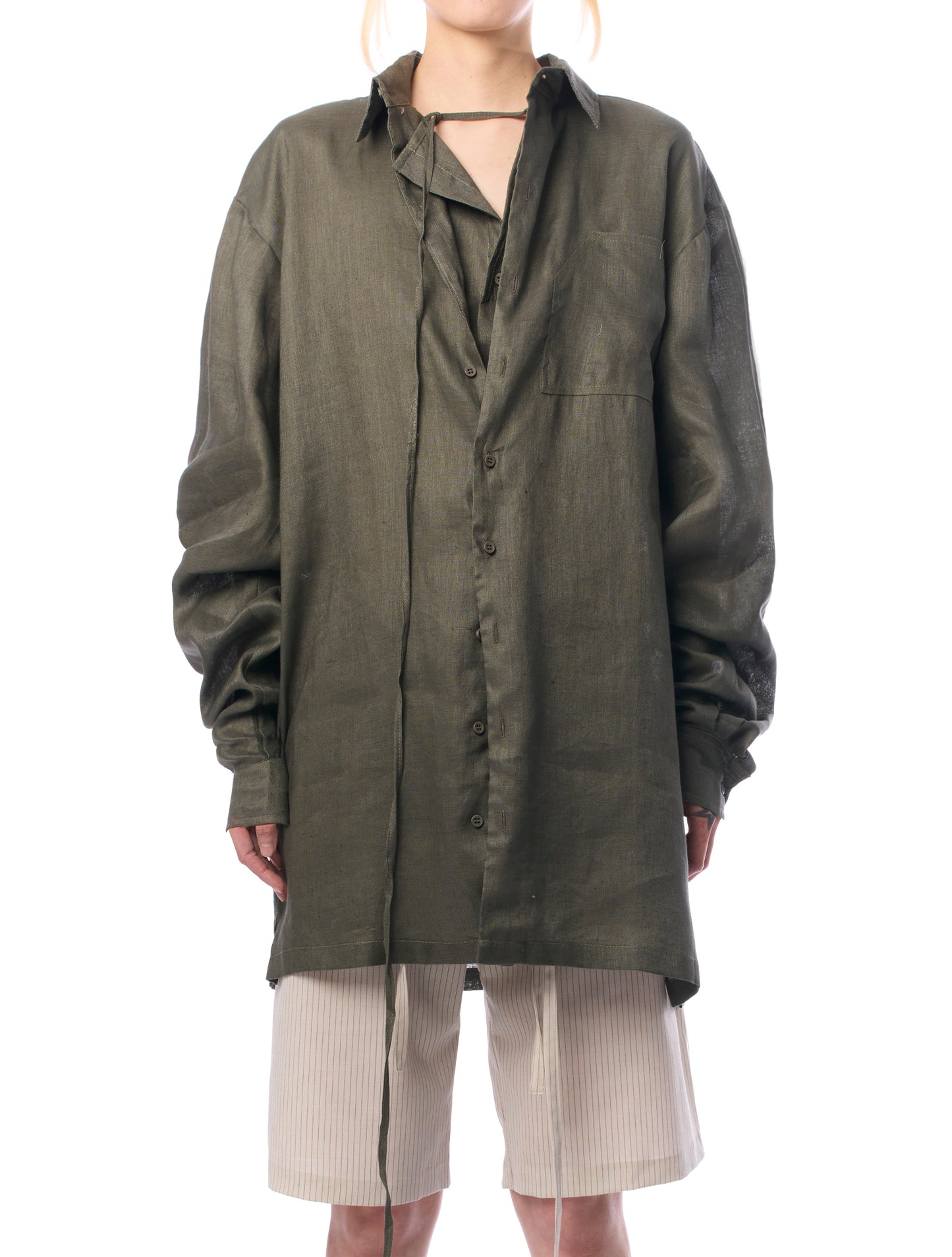 Ottolinger Oversized Olive Shirt