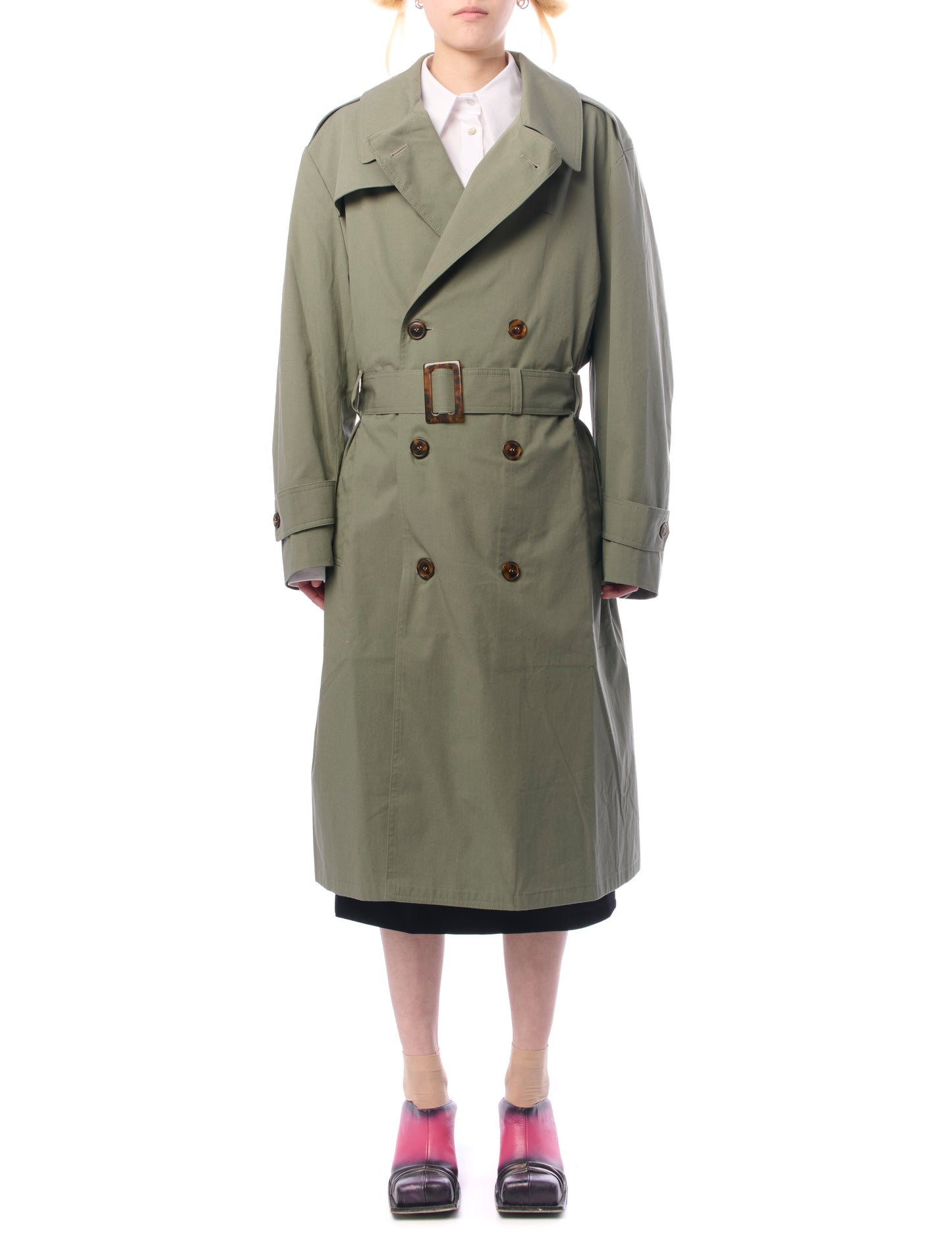 Vaquera Cut Out Trench Coat