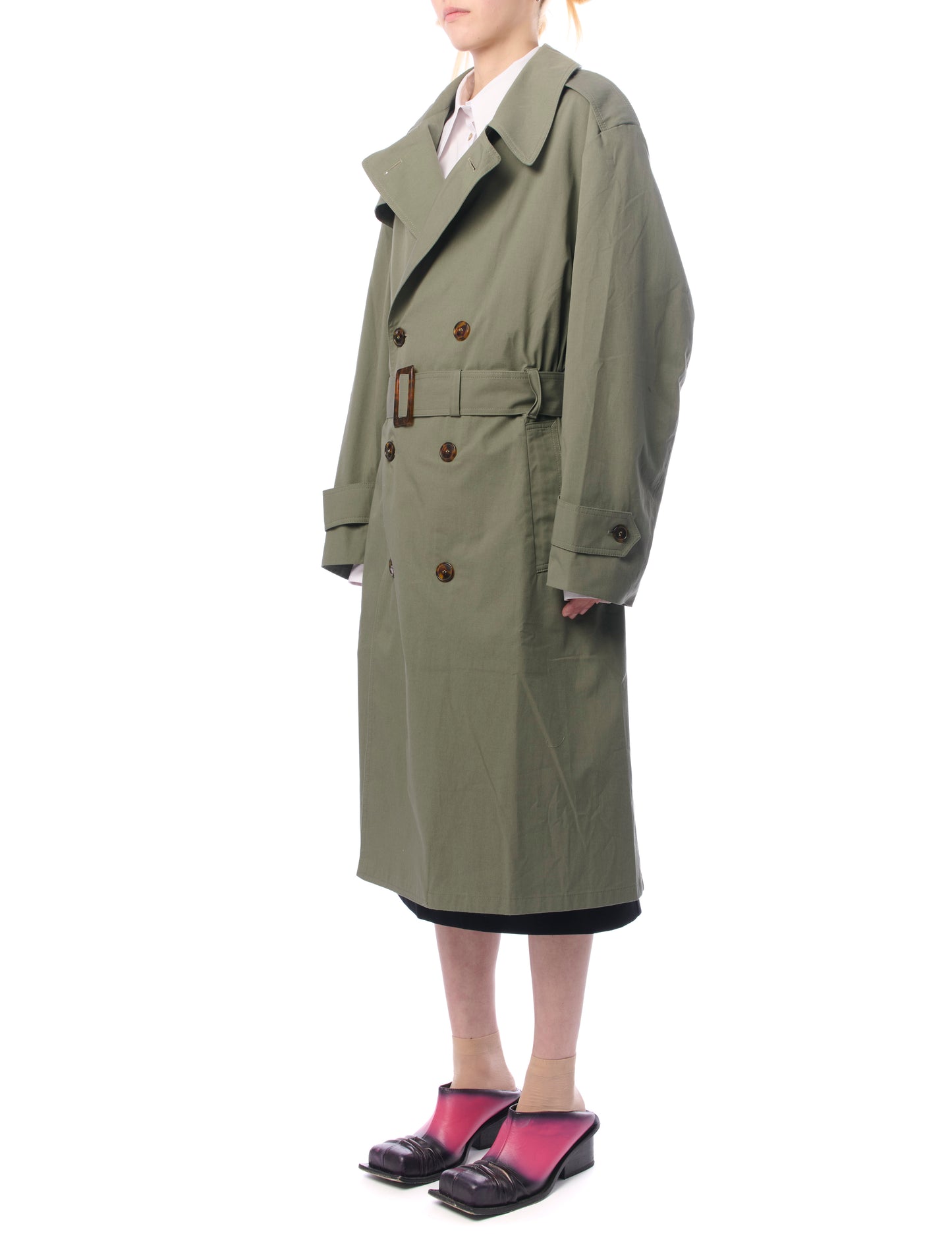 Vaquera Cut Out Trench Coat