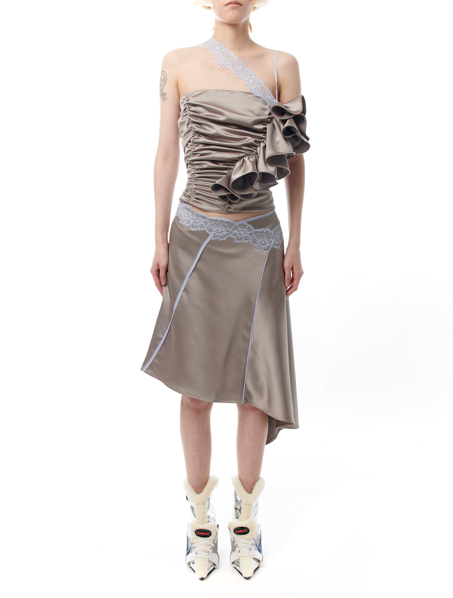 Vaillant Stone Asymmetric Skirt