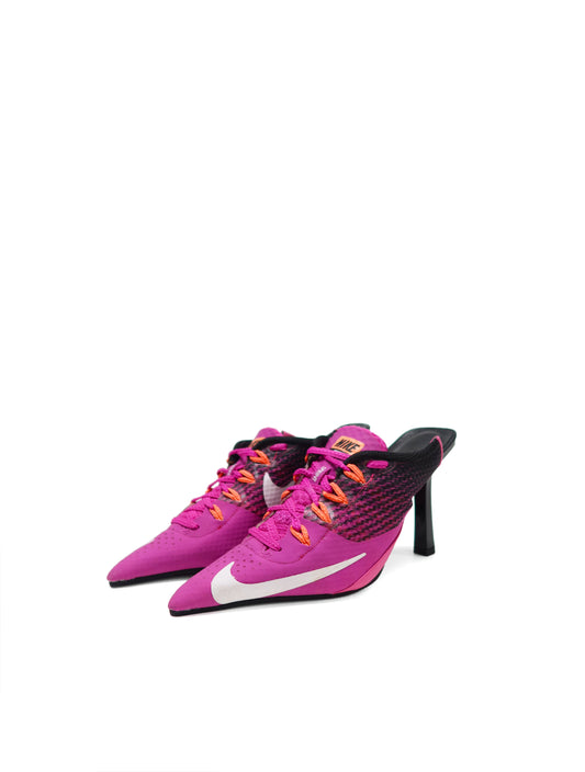 Ancuta Sarca Olympia Pink Sneaker Heeled Mules
